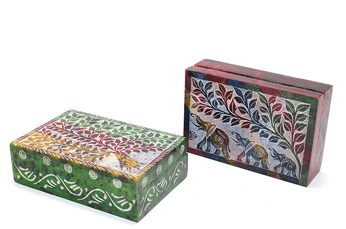 Obsidian Taşı Kutu Model 1