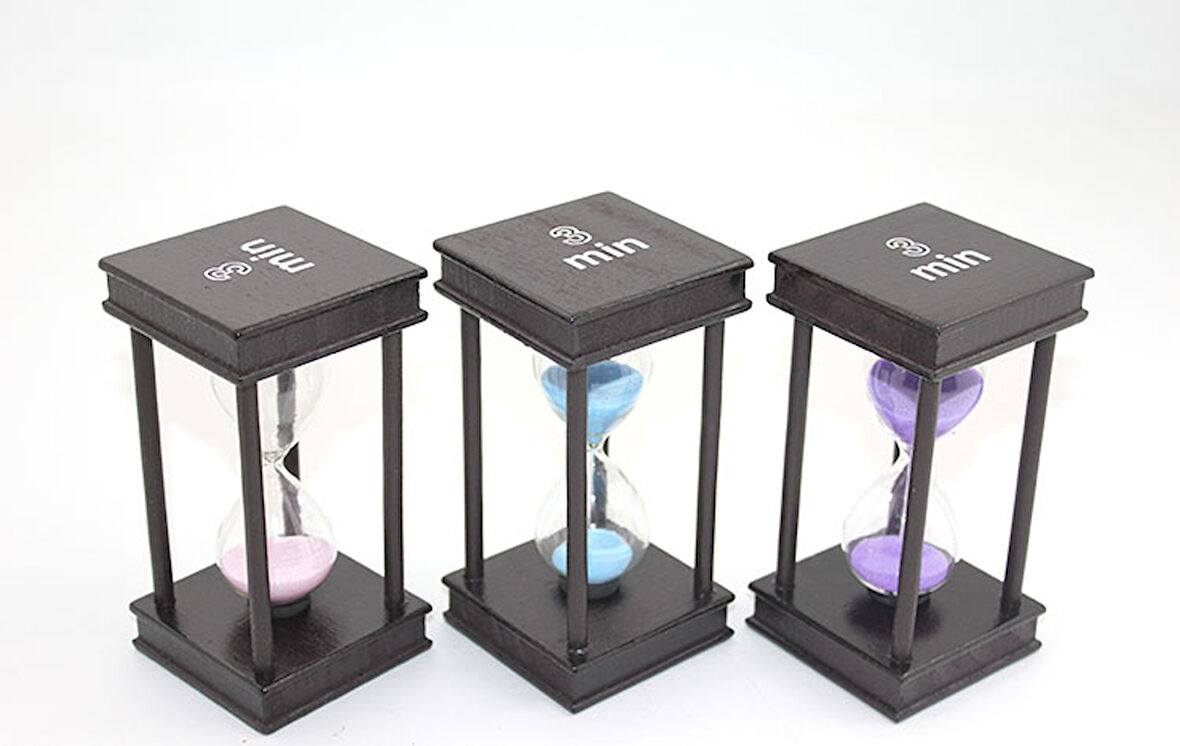 Ahşap Kum Saati 3 Dk