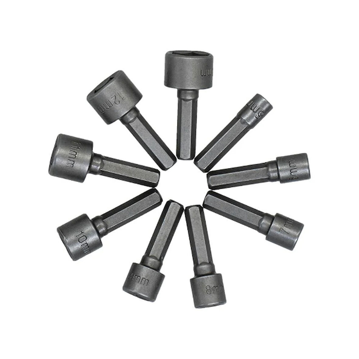 9 Parça Manyetik Somun Adaptörü