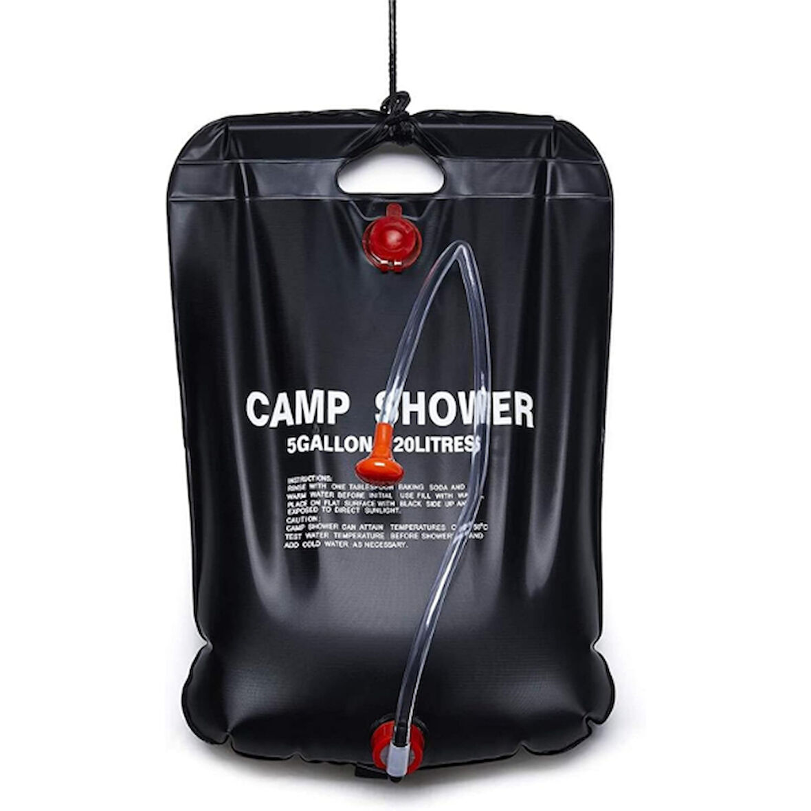 20 Litre Solar Isıtıcılı Kamp Duş Torbası