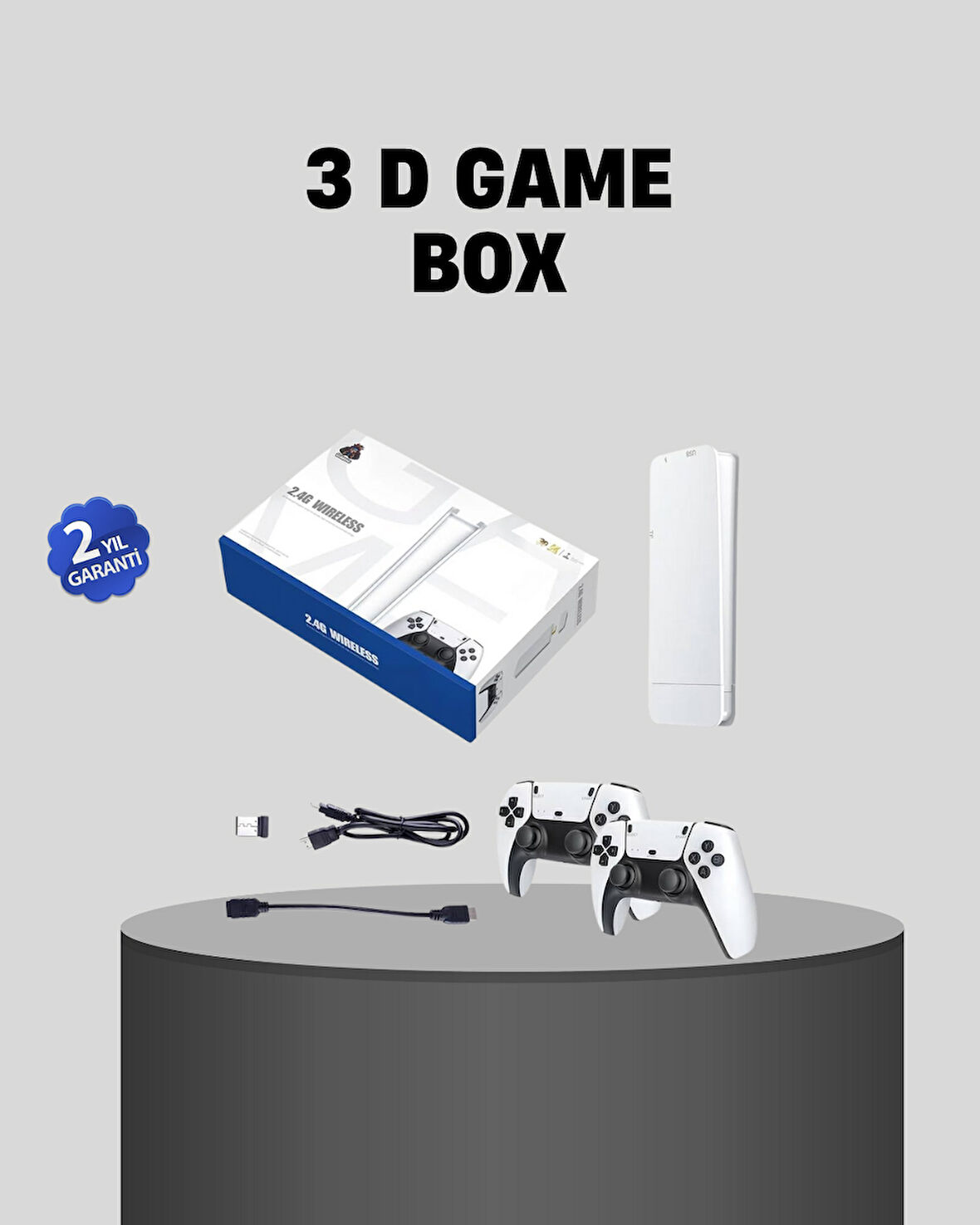 20.000 Yüklü Oyunlu Kablosuz Oyun Konsolu 4K Destekli