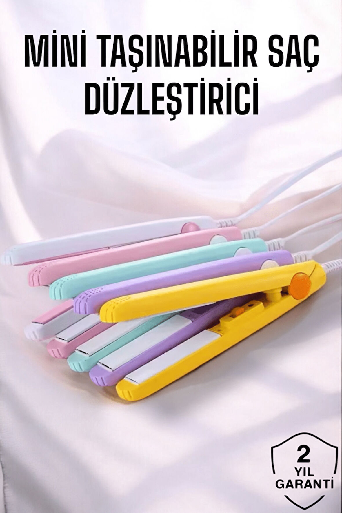 180°C Isı Ve Uzun Süre Kalıcı Düzlük Sağlayan Mini Saç Düzleştirici