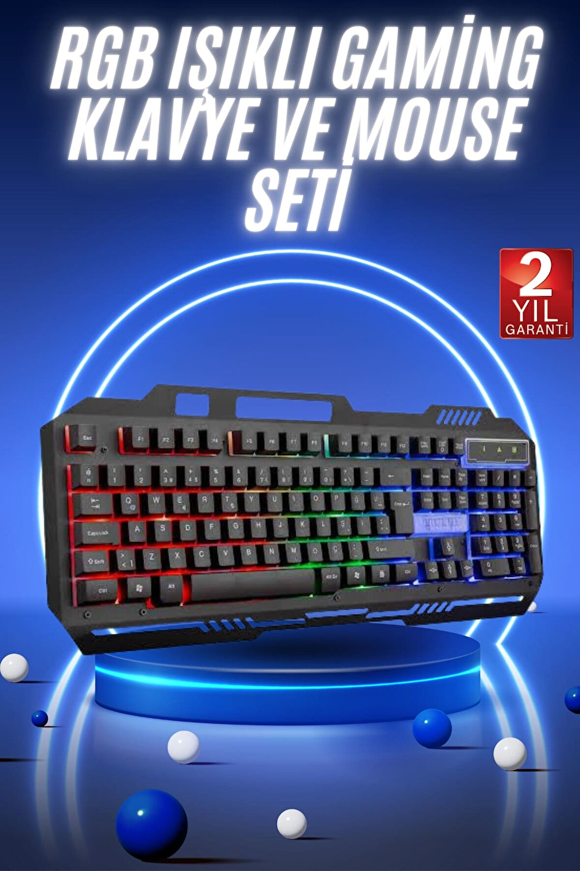 Klavyesi Led Aydınlatmalı Mekanik Hisli