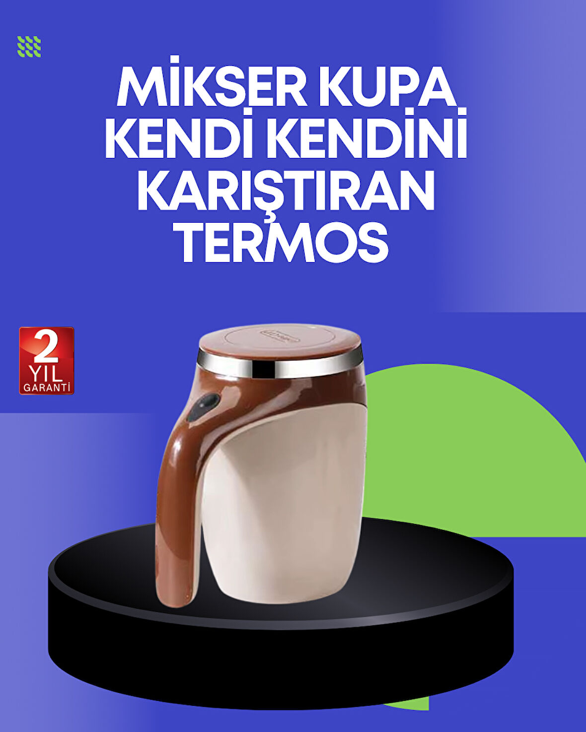 Usb Şarjlı Elektrikli Karıştırıcı Kupa – Sıcak & Soğuk İçecekler Için