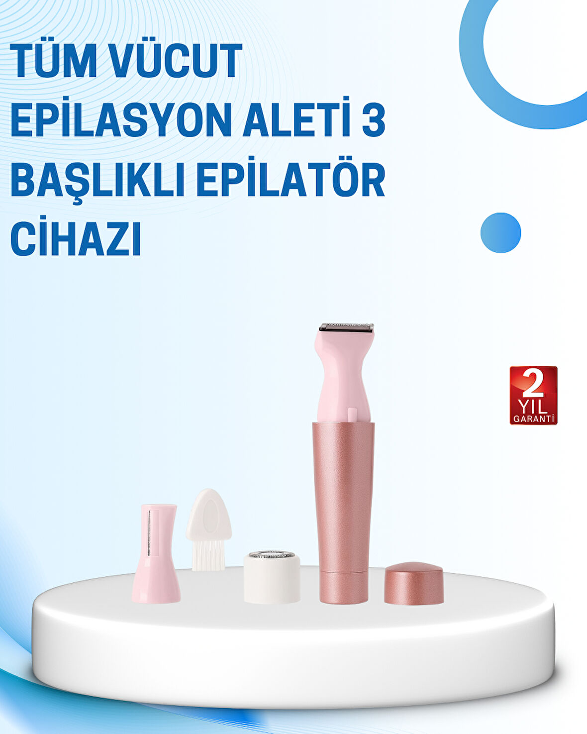 Cilt Pürüzsüzleştirici Ve Tüy Temizleyici
