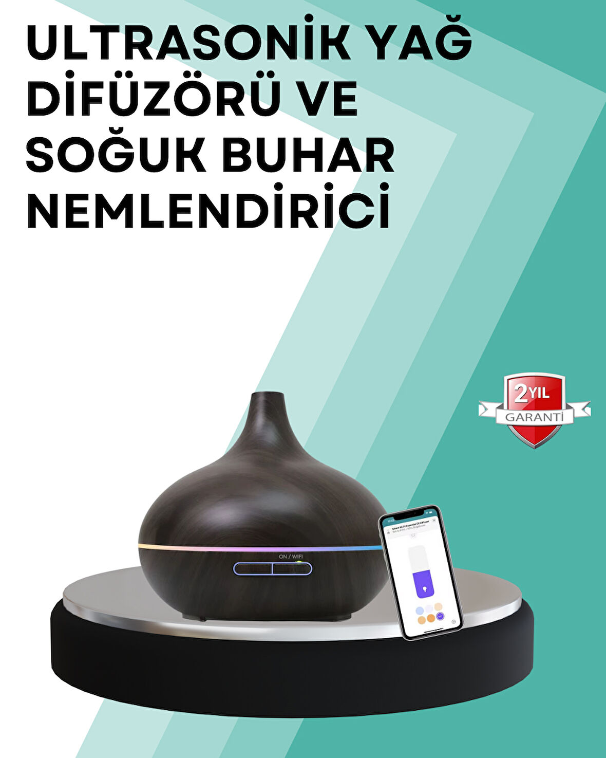 Büyük Su Hazneli Ultrasonik Difüzör Ve Oda Nemlendirici