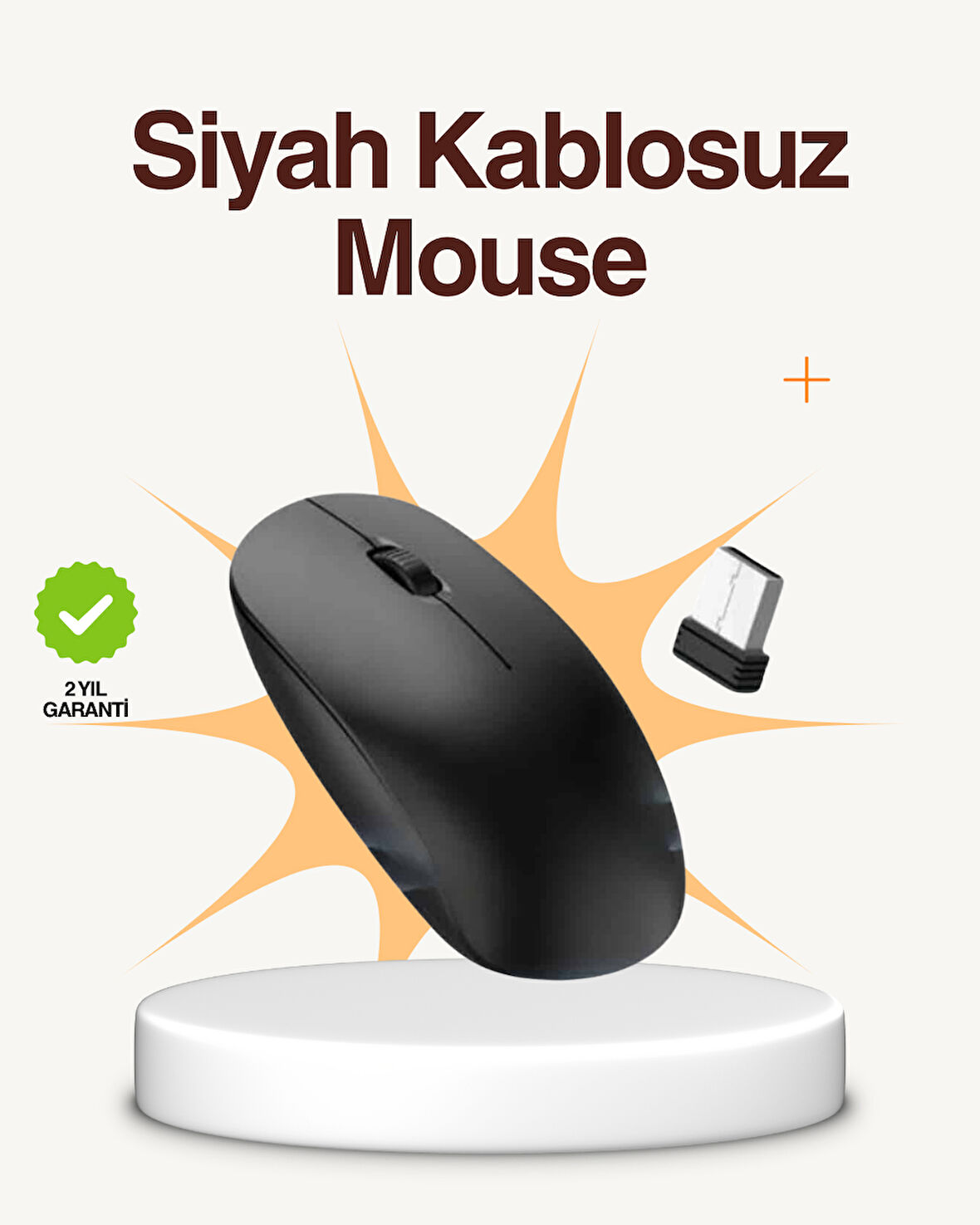 Kablosuz Sessiz Mouse – Ayarlanabilir Dpi Ve Usb Bağlantılı