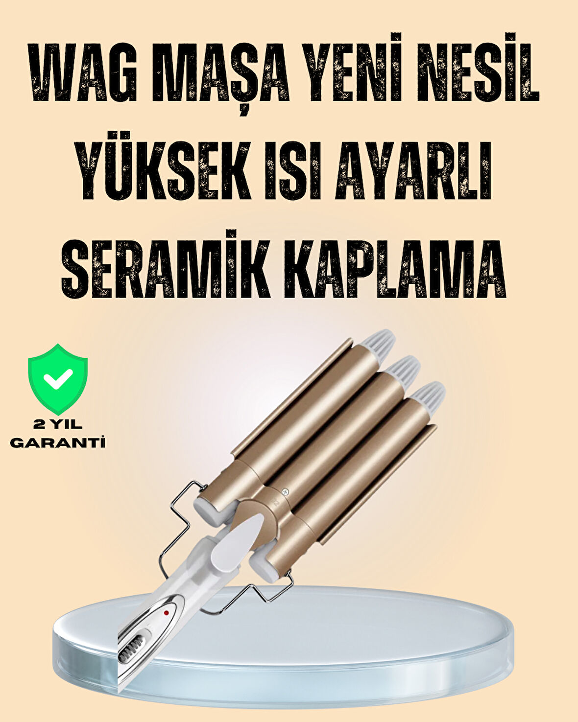 Ayarlanabilir Isı Ayarıyla Profesyonel Bukle Maşası – Hızlı Ve Nazik Şekillendirme