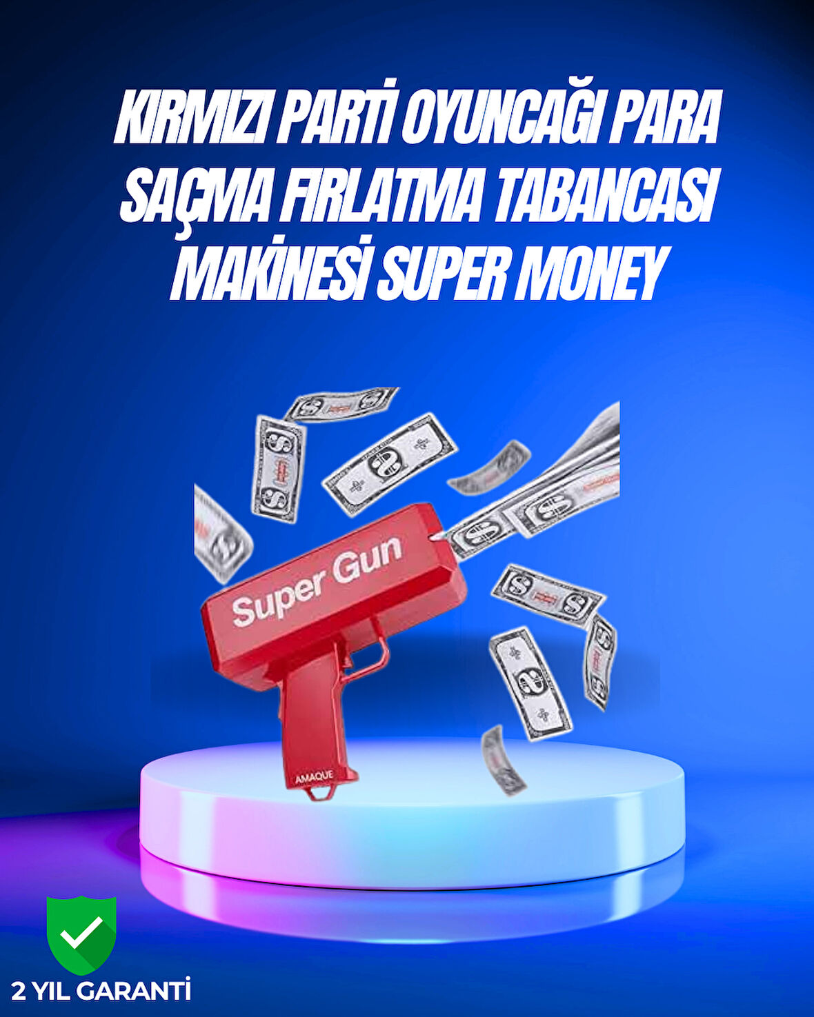 Aa Pil Ile Çalışan, Kolay Kullanımlı Kâğıt Fırlatıcı Oyuncak