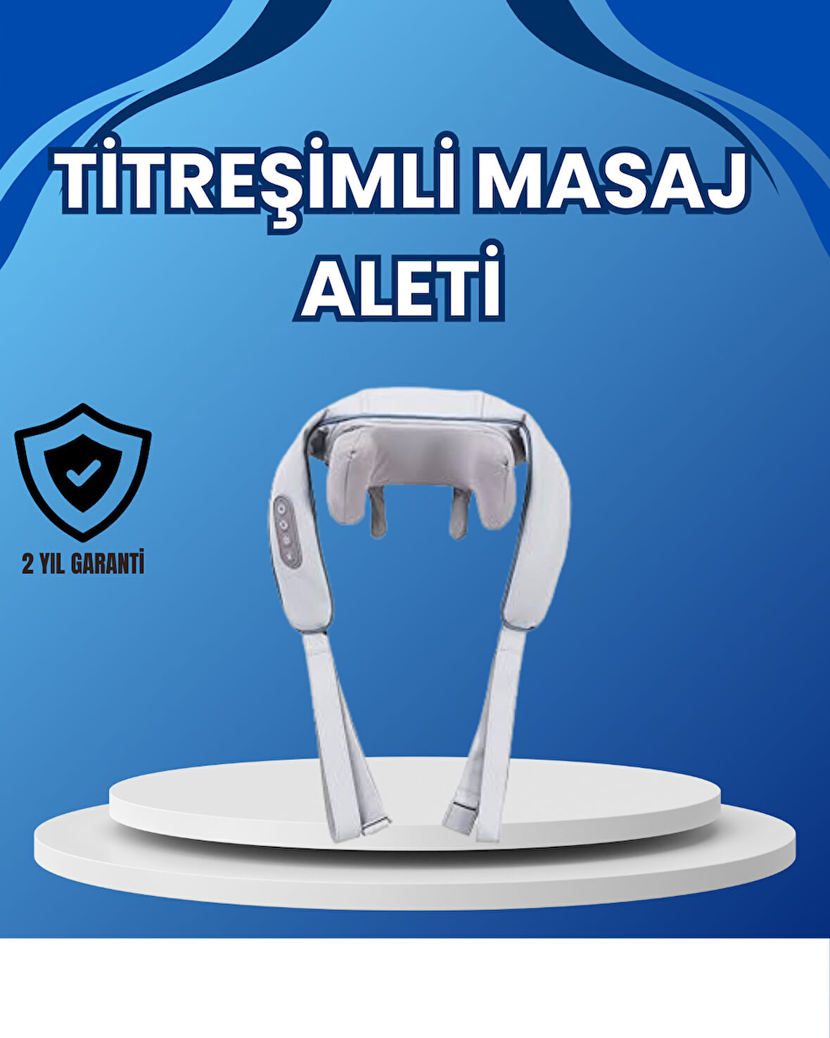 Şarjlı Boyun Ve Omuz Masaj Aleti | 3D Yoğurma Teknolojisi