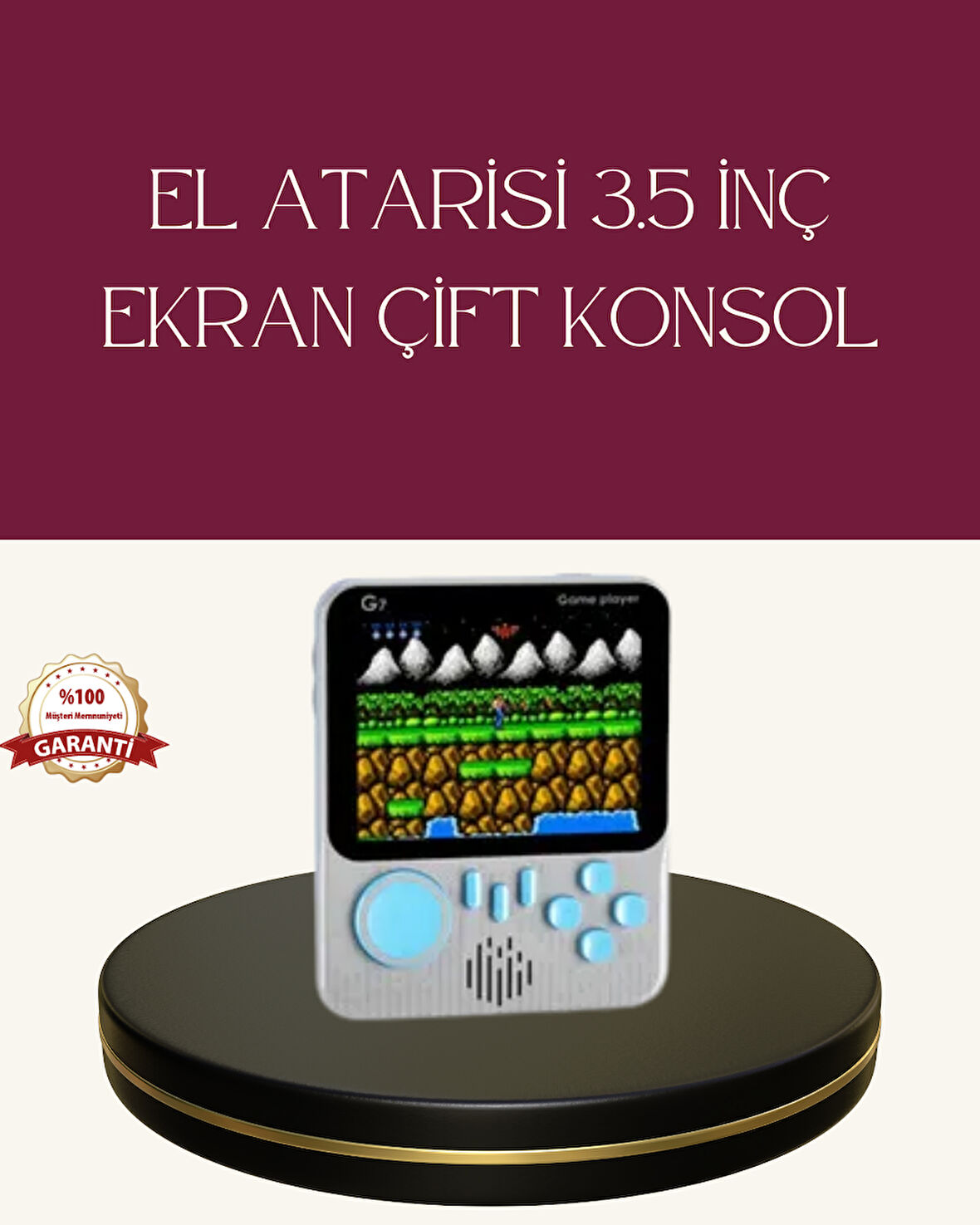 Şarjlı 3.5 İnç Oyun Konsolu