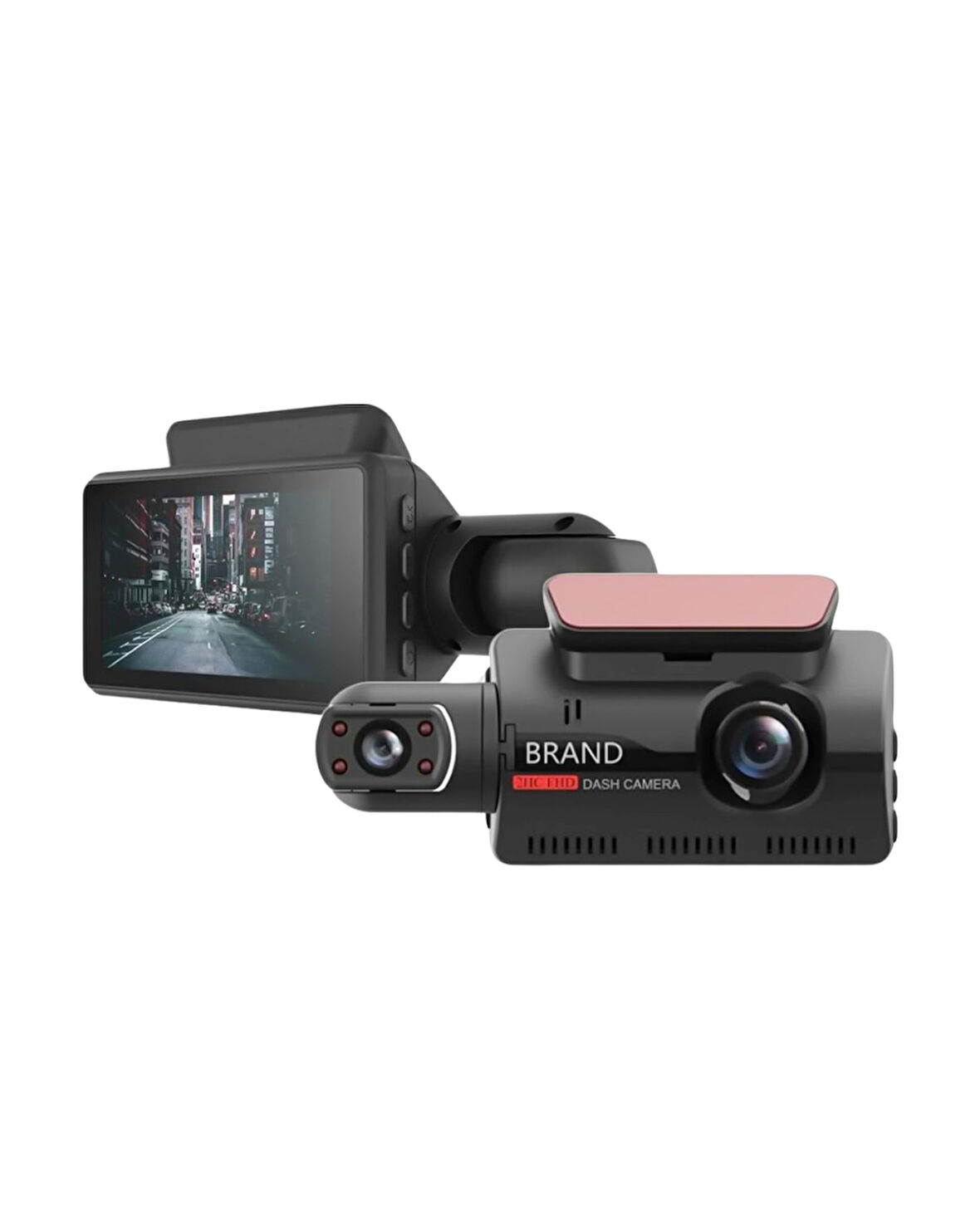 3 Inç Ips Ekranlı Full Hd Araç Kamerası – Wifi, Gece Görüş Ve Hareket Algılama Özellikli Dashcam