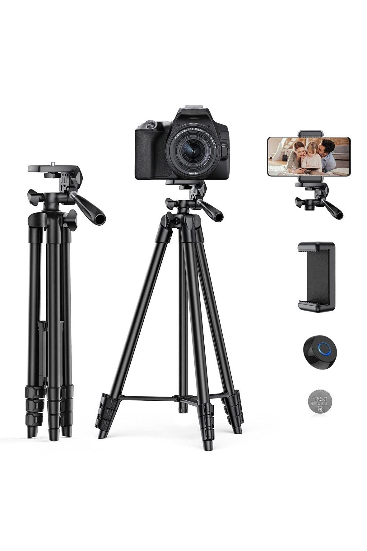 135cm Pro Plus Dslr Tripod Wt-3512 Cep Telefonu Tripod Telefon Tutucu Hediye