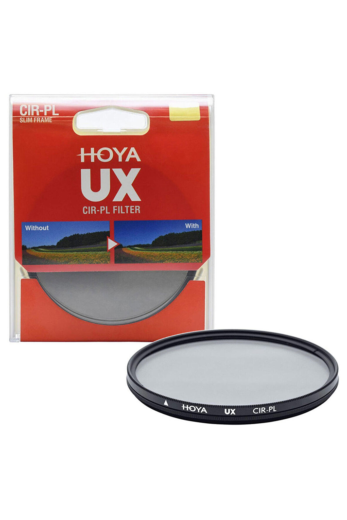 Hoya UX Circular Polarize Filtre (Slim Frame) Cpl Filtre 62mm