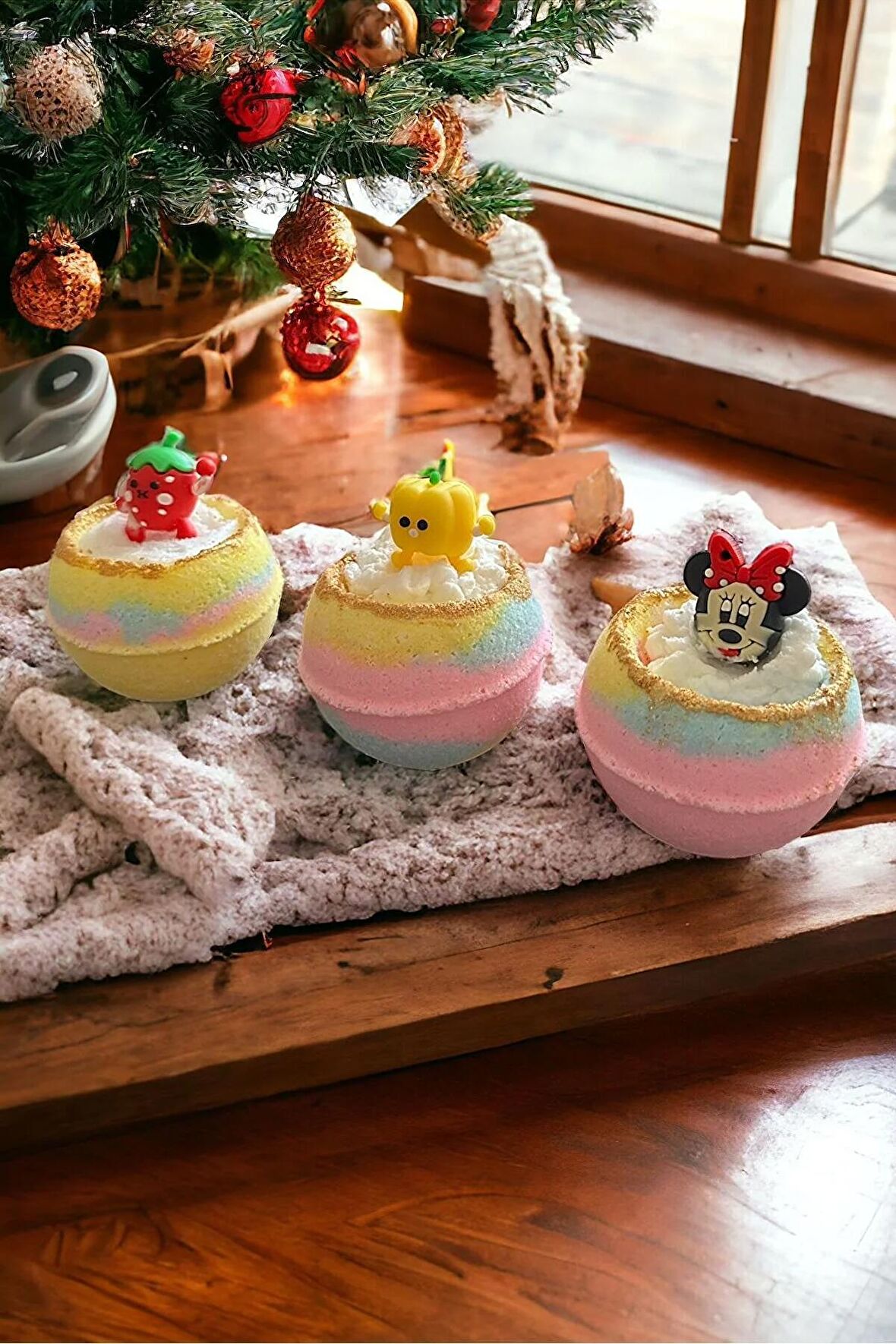 Fun Fizz Bath Bombs Oyuncaklı Banyo Topu | Banyo Bombası / 125 gr X 3 Adet