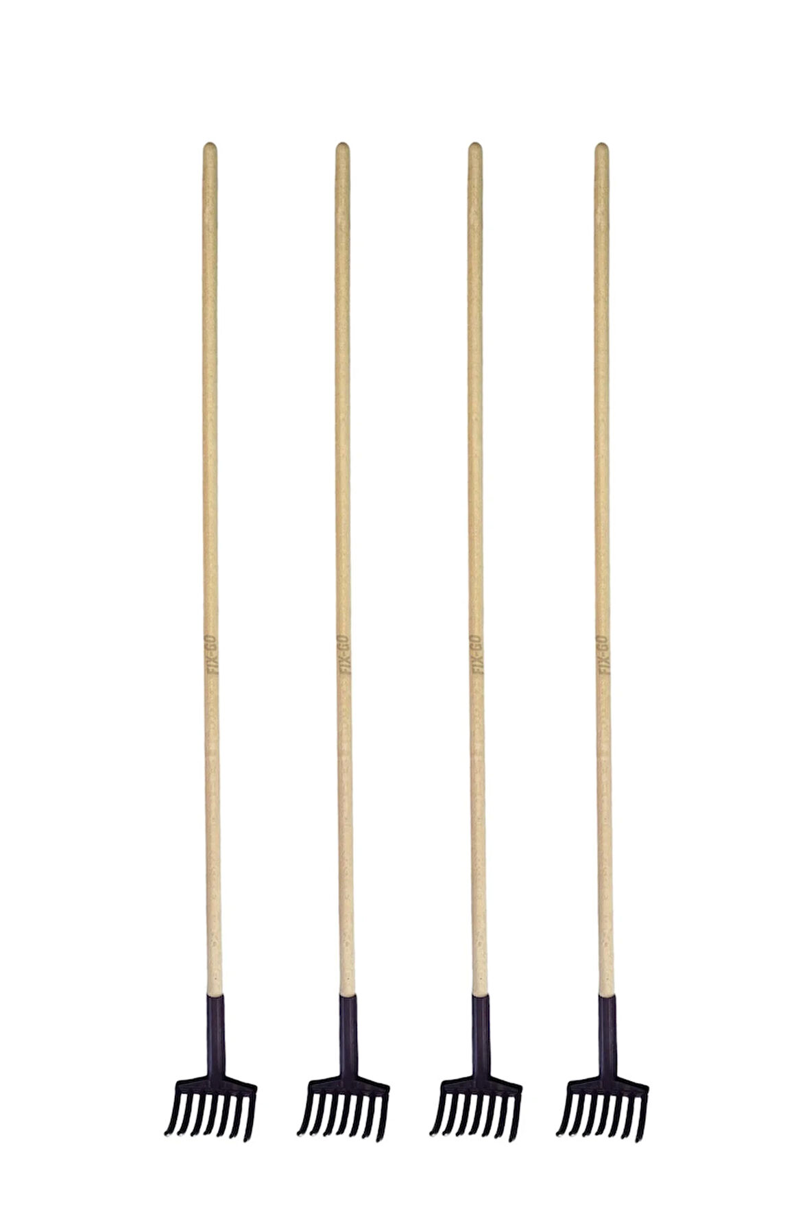 Zeytin Toplama Tırmığı 7 Dişli Ahşap Saplı 150 cm 4 Adet