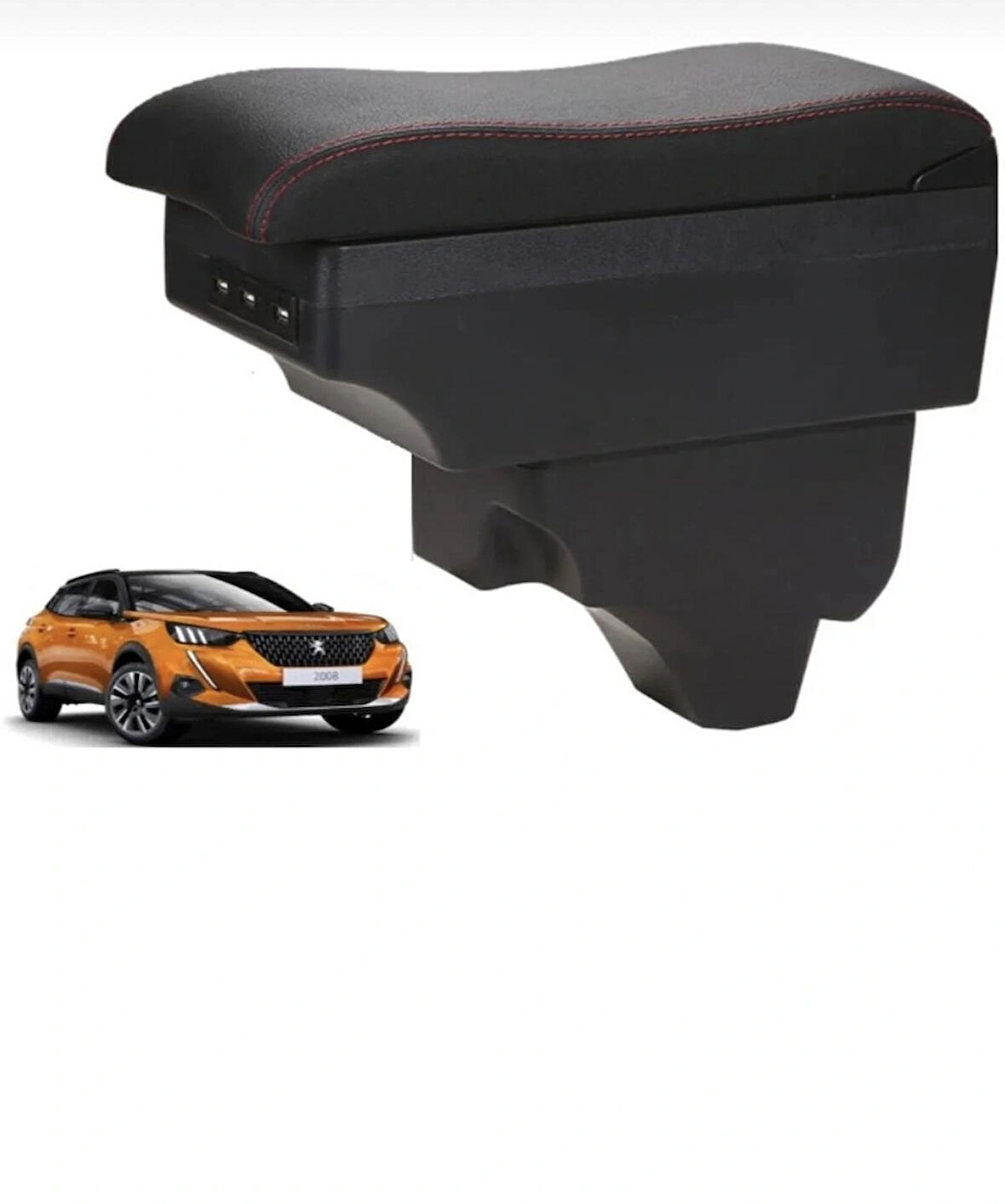 Point Peugeot 2008 Kol Dayama 2019-2023 Arası Usb Bardaklık