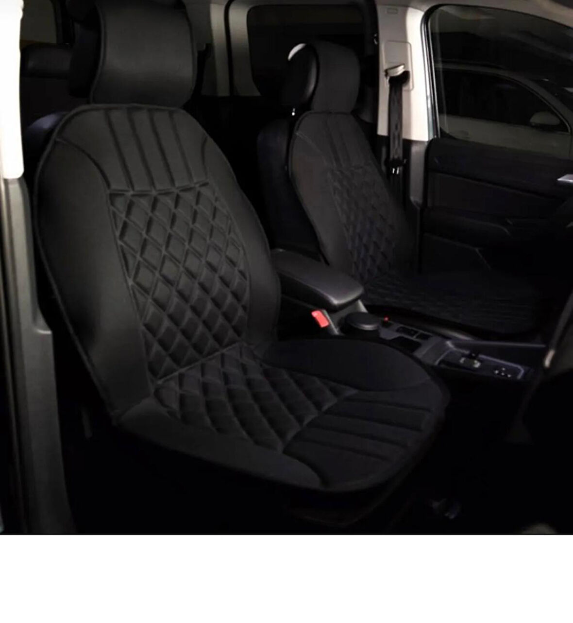 Point Audi Q7 Oto Siyah Ön İki Koltuk Minderi