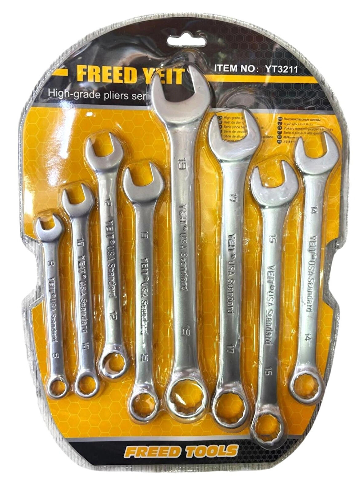 KOMBİNE ANAHTAR TAKIMI 8 PARÇA