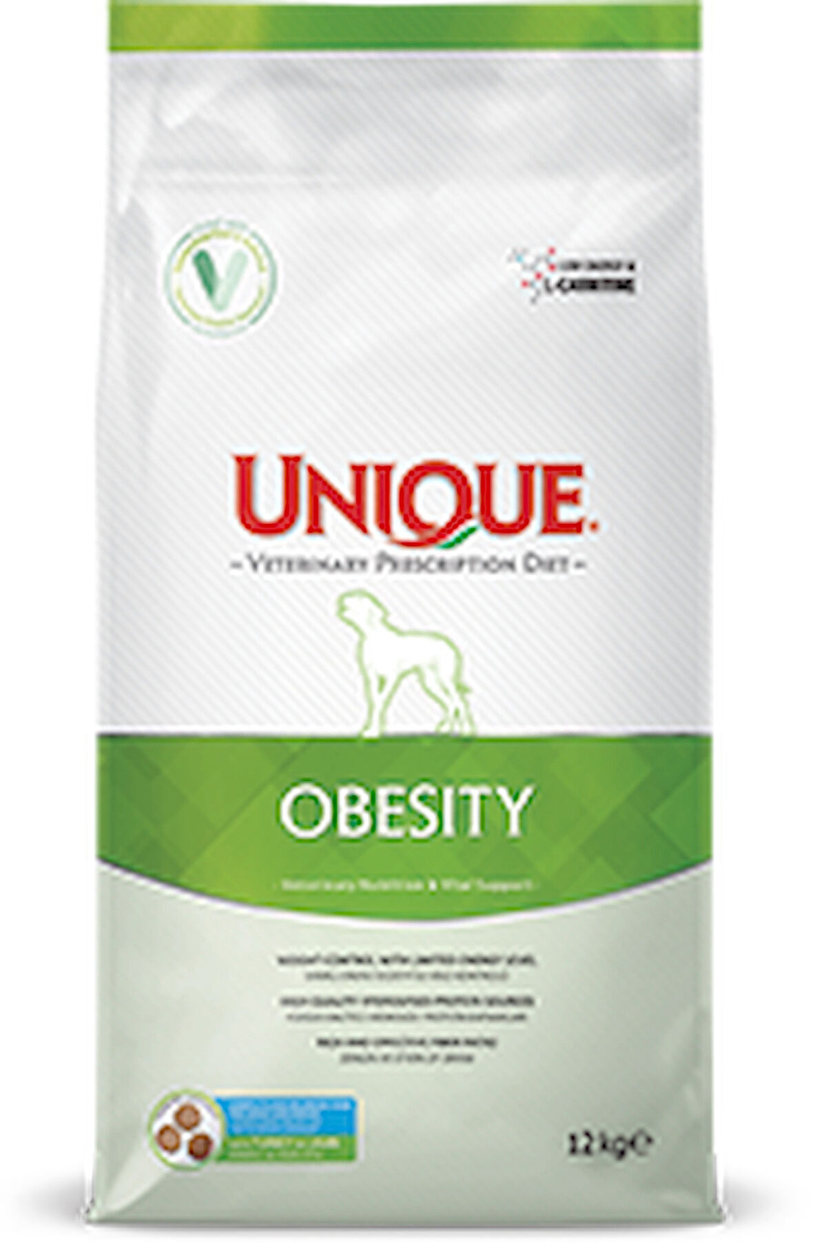 UNIQUE Obesity Kuru Köpek Maması 3Kg