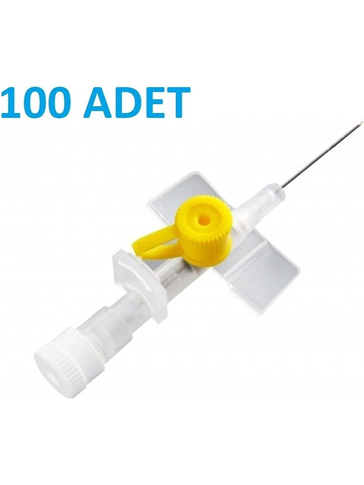 Galena Iv Kanül Intraket (Branül) Sarı 24G 100 Adet