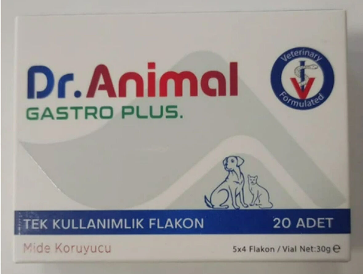 Dr. Animal Gastro Plus Flakon Sıvı Mide Koruyucu 1,5*20