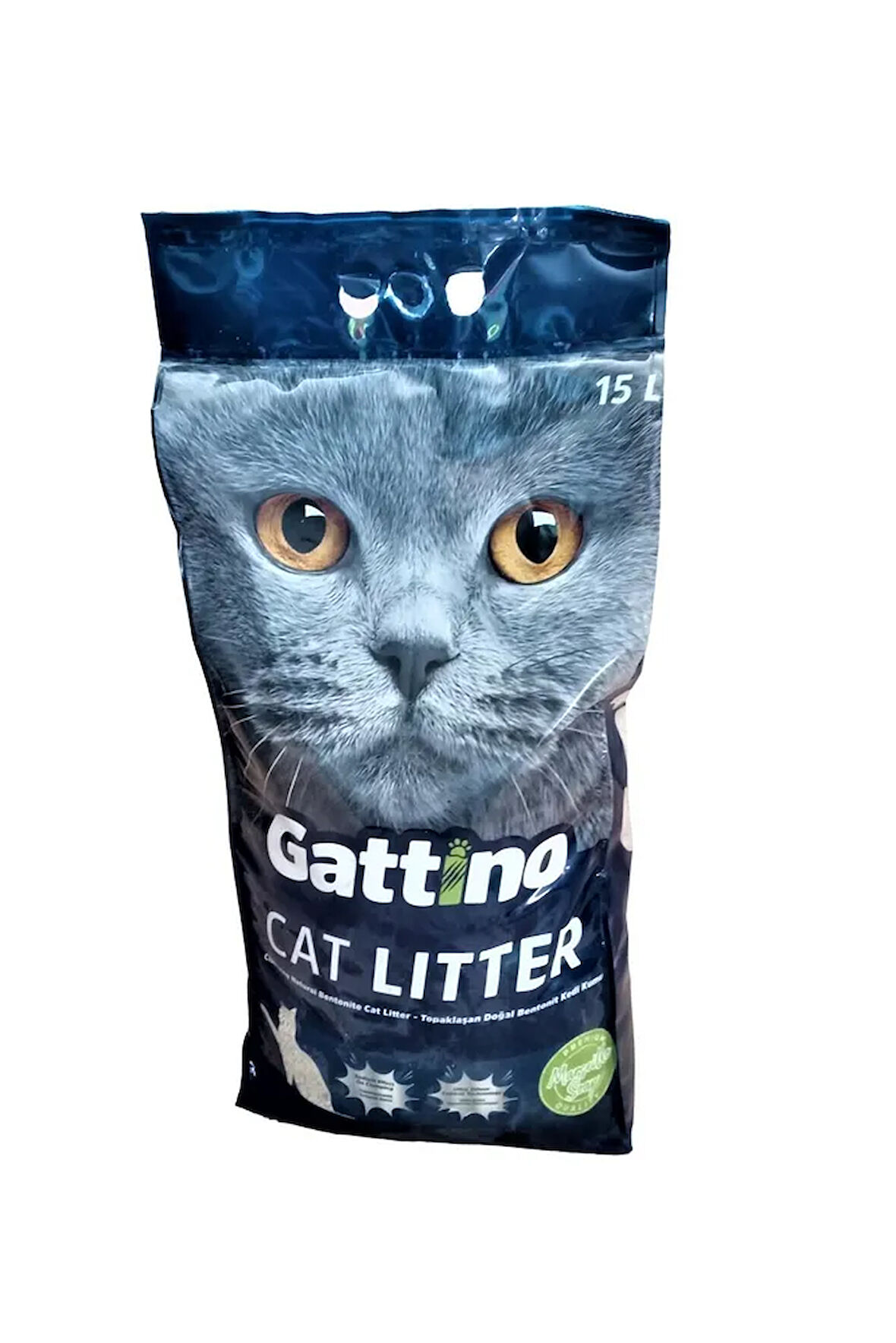 2 Adet Gattino Kedi Kumu 15 Lt Marsilla Sabunlu Topaklanan Kedi Kumu Doğal Bentonit