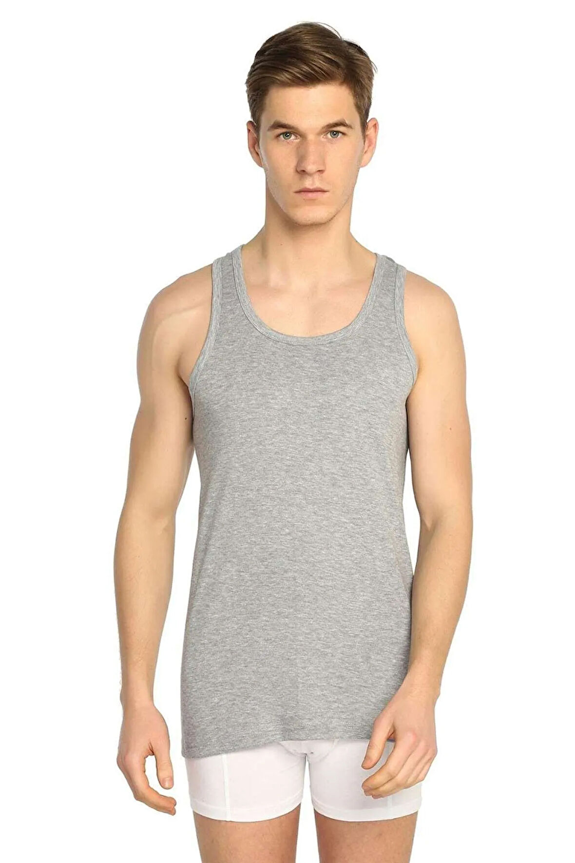 6 Adet Gri Renk Ribana Atlet