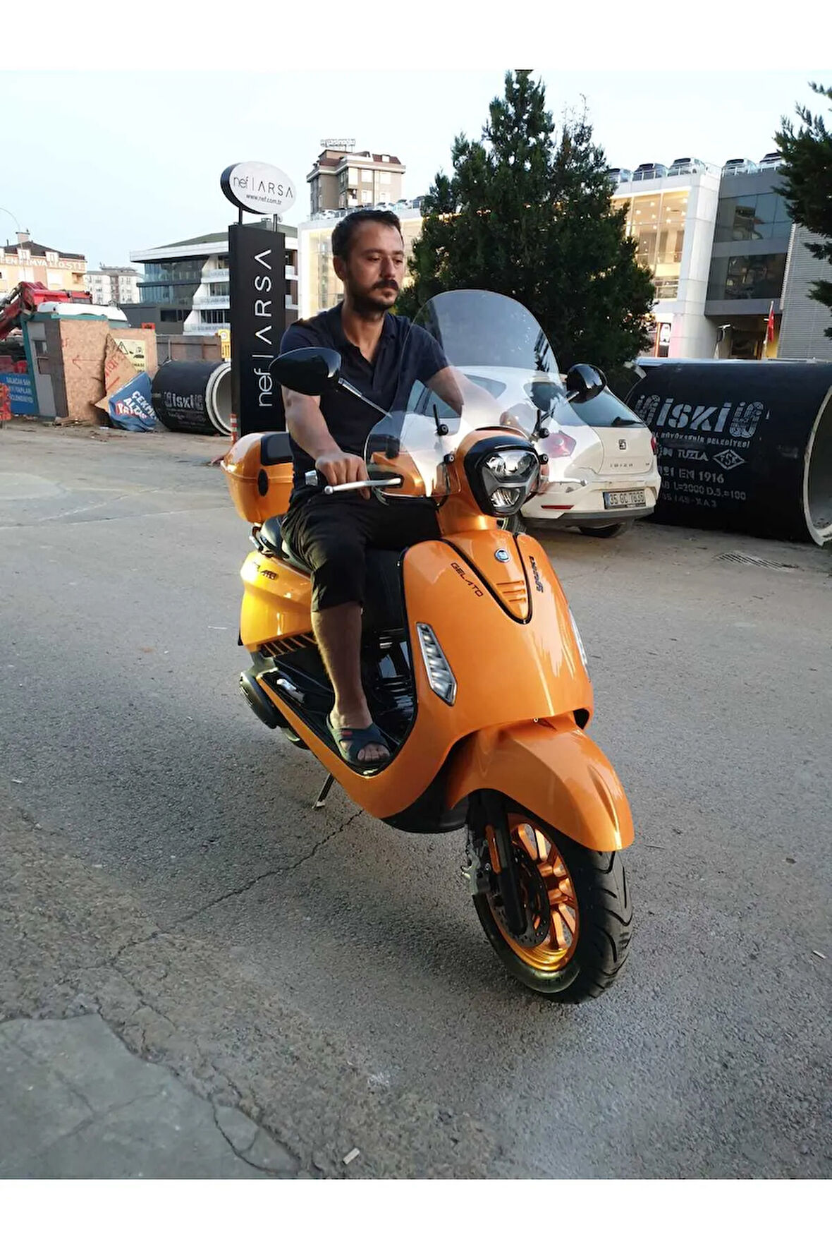 Yuki Gelato Siperlik Ön Cam 2023 2024 Model 43cm Şeffaf Renkli 4mm APARATSIZDIR