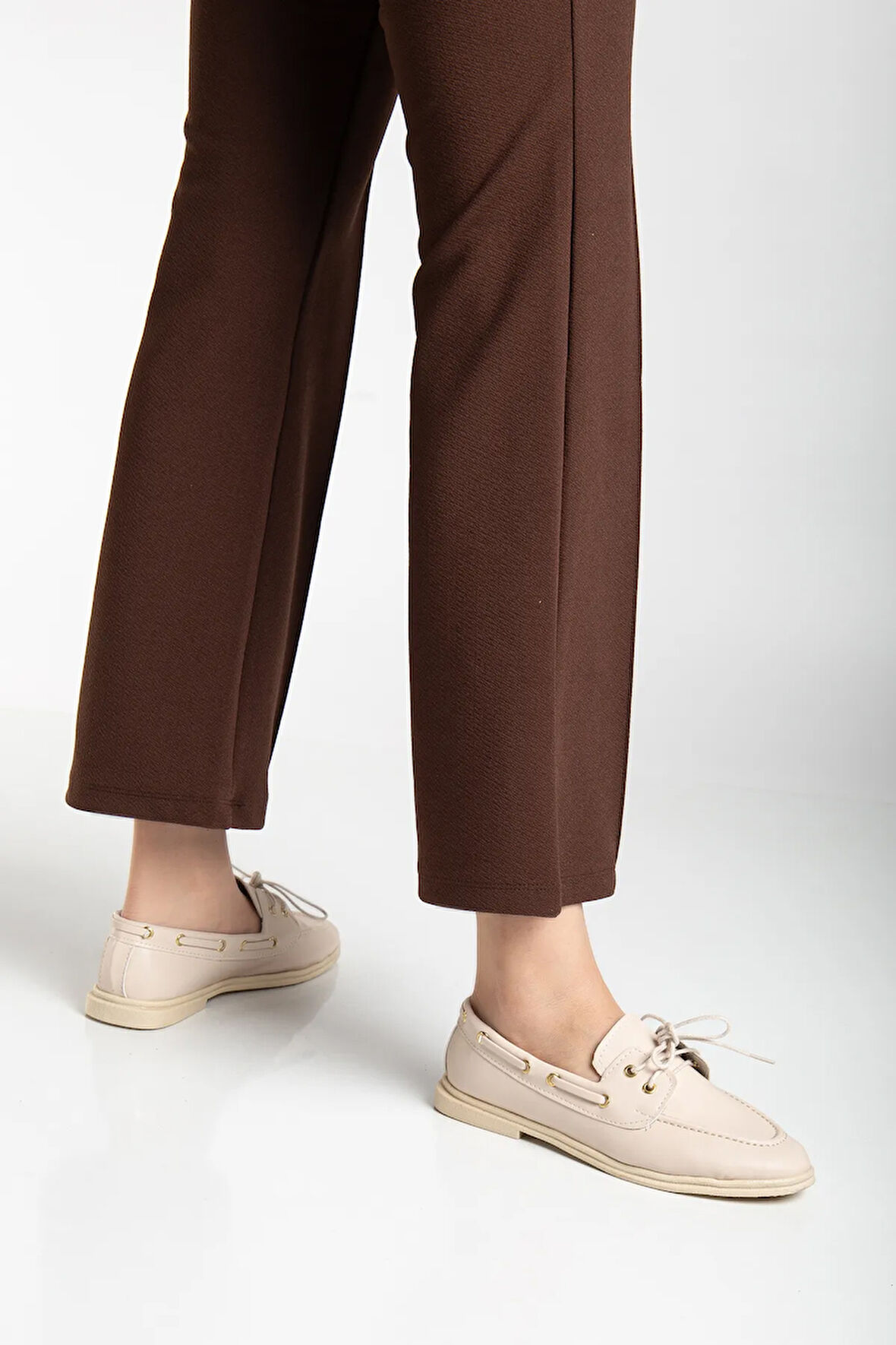 Kadın Klasik Timberlnd Muadil Model Loafer Ayakkabı Gen2283