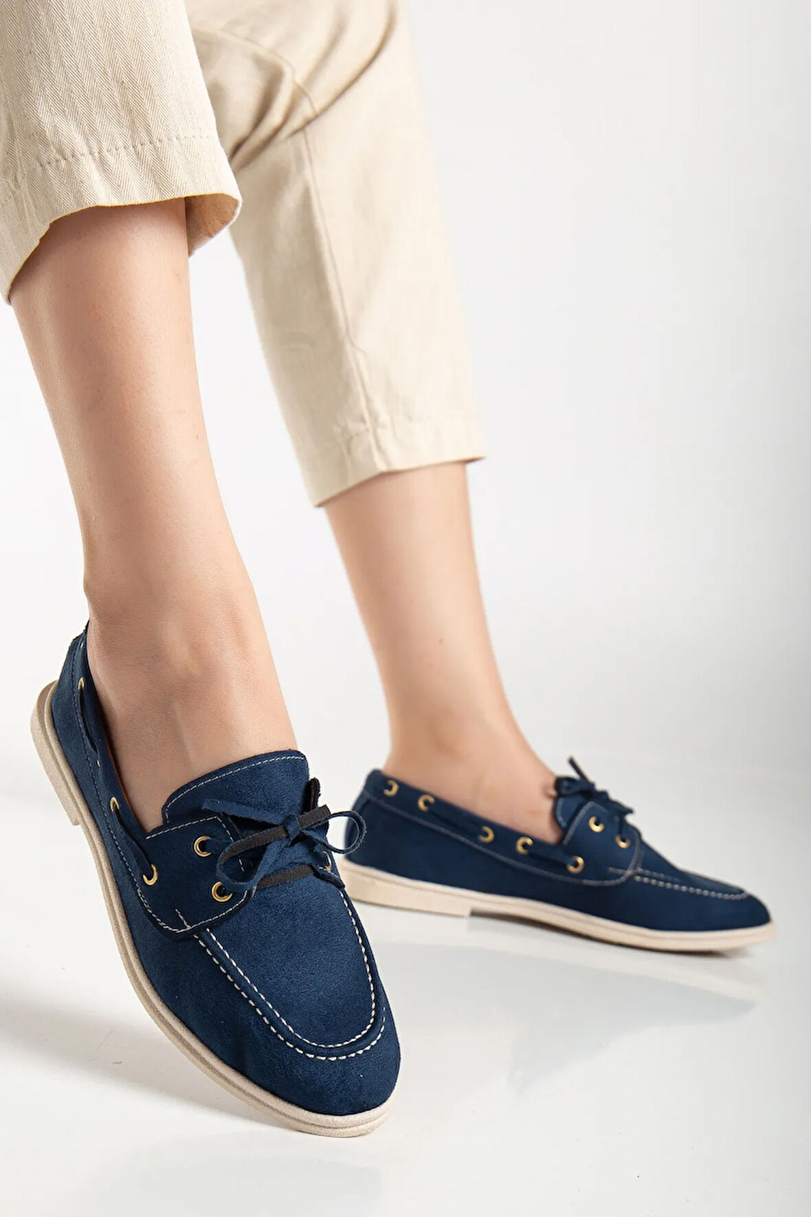 Kadın Klasik Timberlnd Muadil Model Loafer Ayakkabı Gen2283