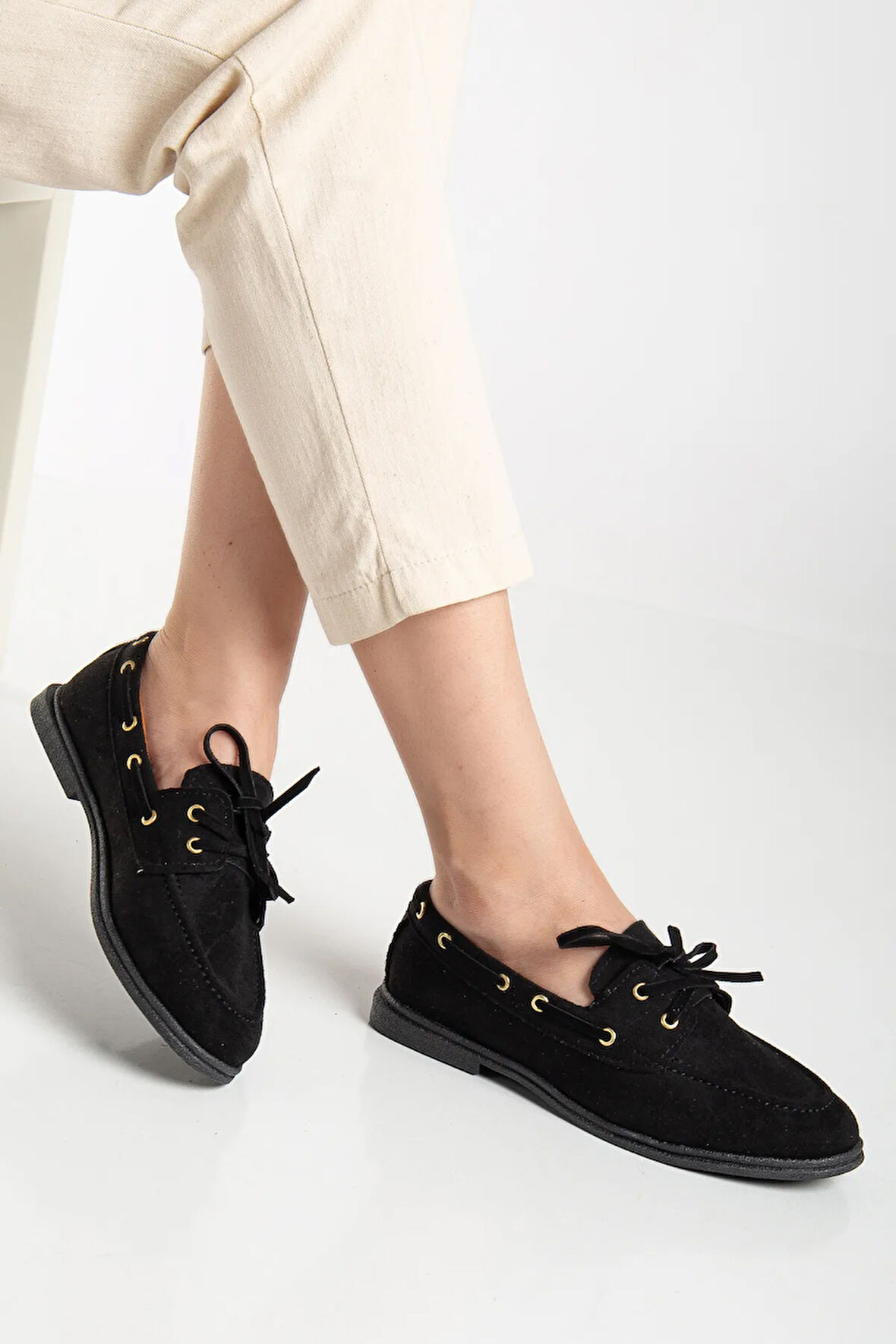 Kadın Klasik Timberlnd Muadil Model Loafer Ayakkabı Gen2283