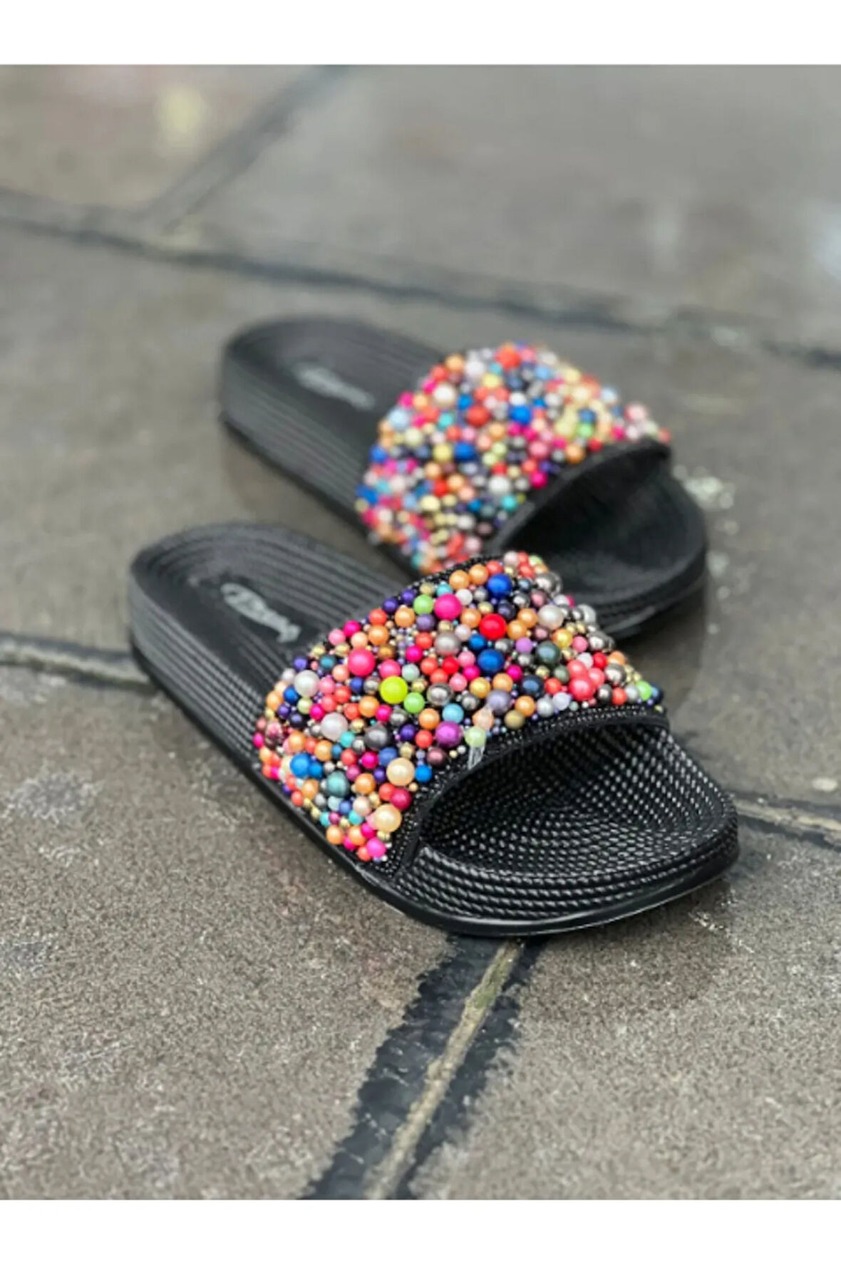 Terlik Günlük Şık Taşlı Pien Te-1724