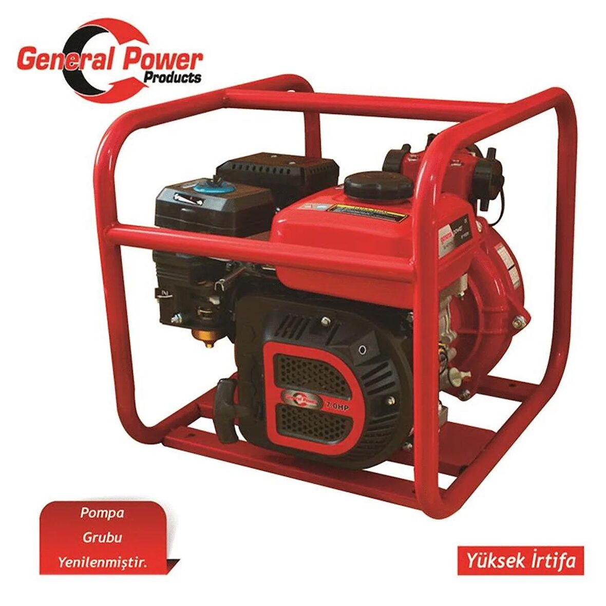 General Power GP-WP-20H 2 İnç Yüksek İrtifa Benzinli Su Motoru