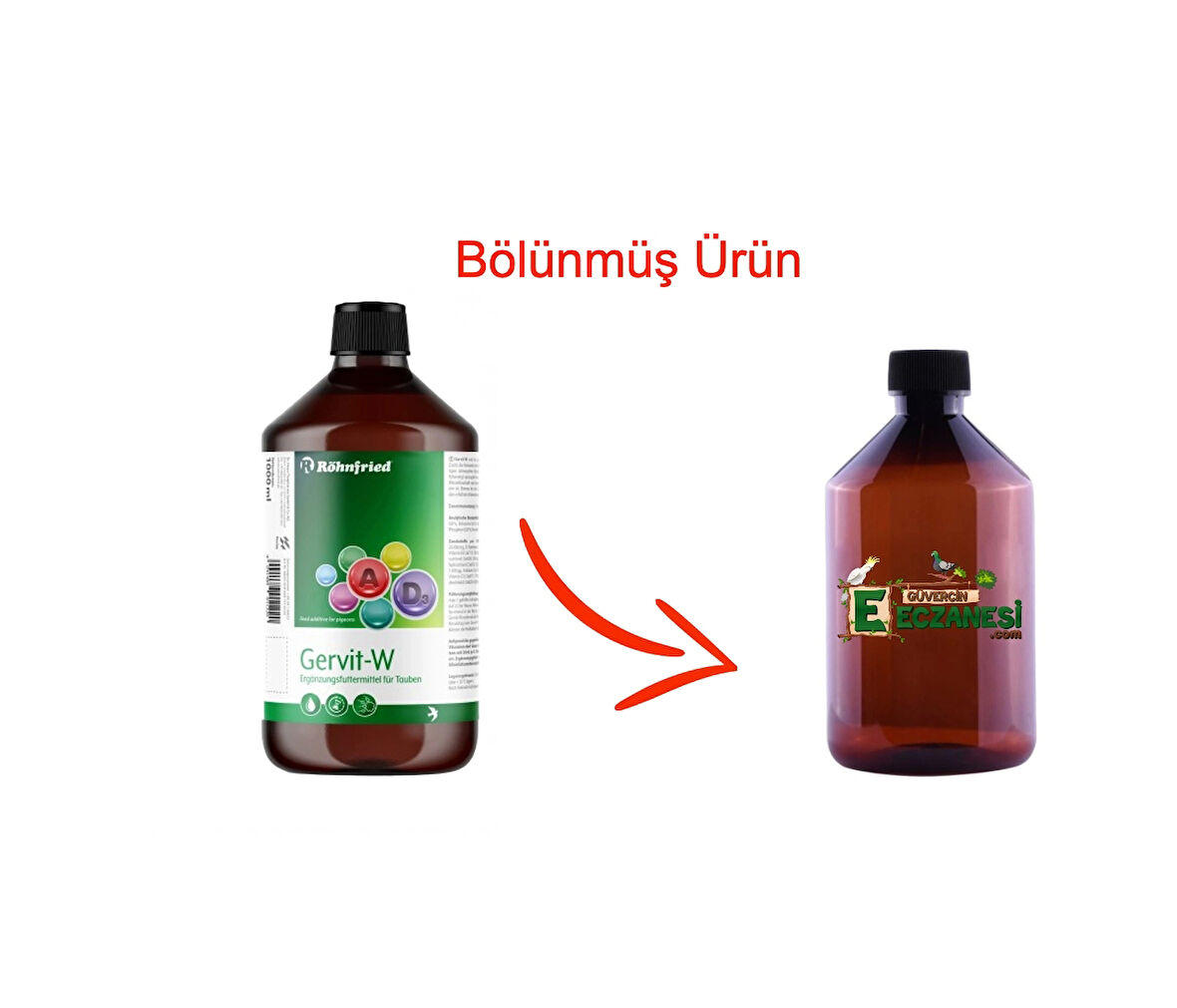 Gervit Multivitamin 500 ml bölünmüş