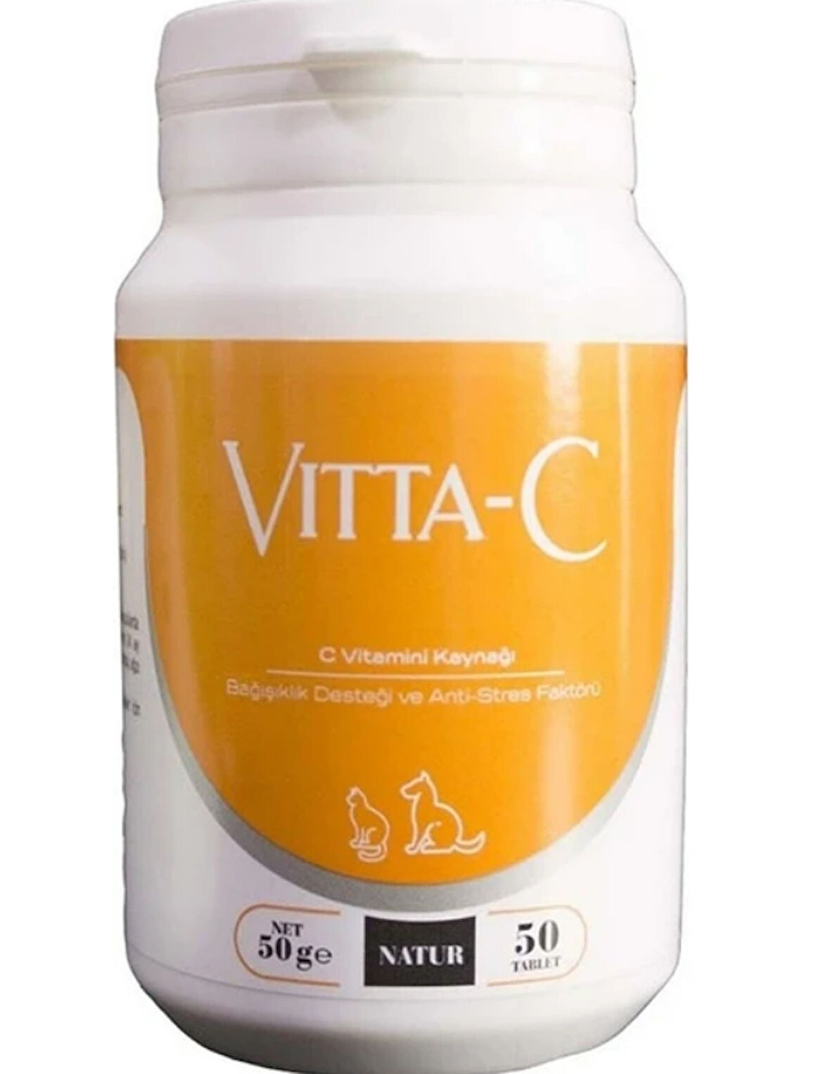 Natur Vital Vitta-C Kedi ve Köpekler Için C Vitamini 50 Tablet