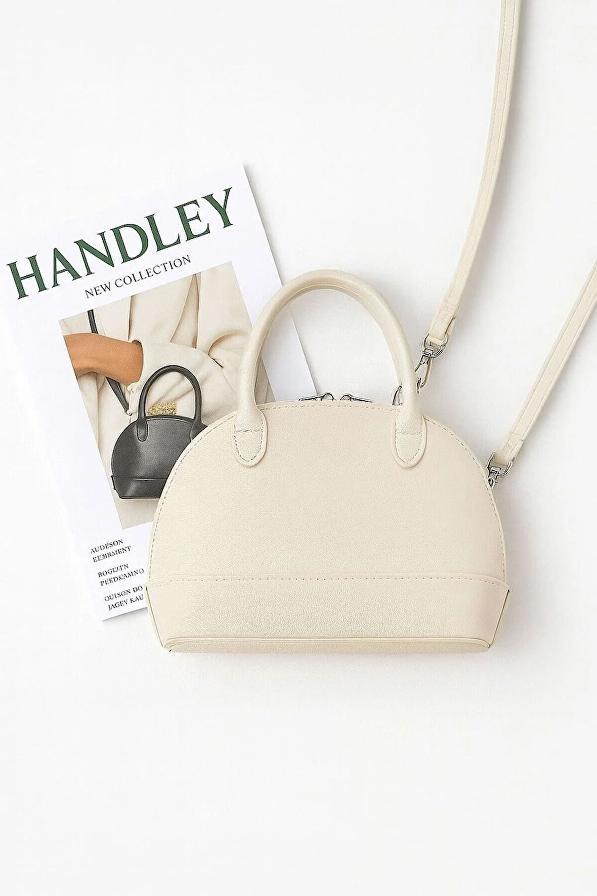 Lüks D Model El ve Omuz Çantası