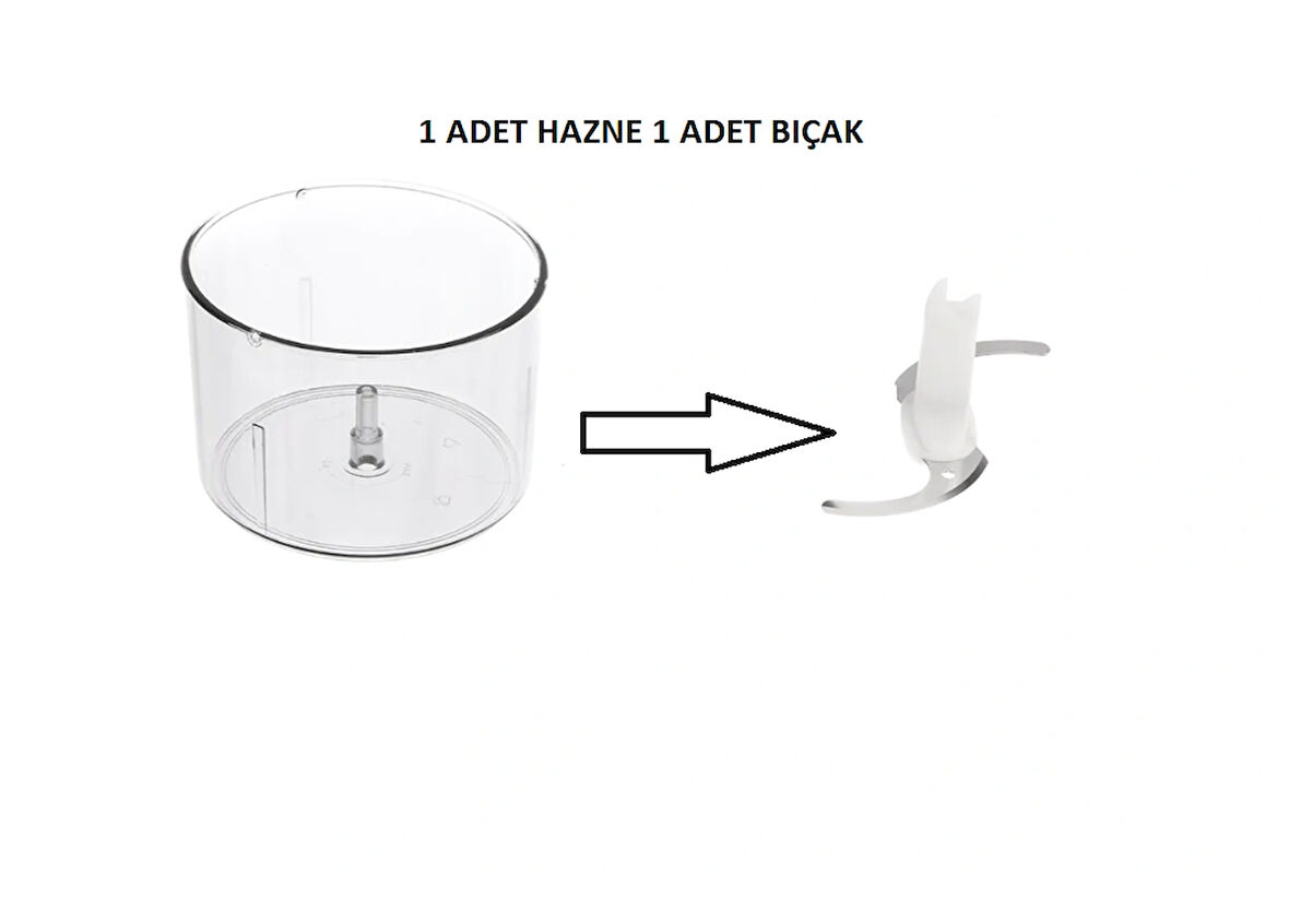 Bosch Ergomix Seri 4 El Blender Doğrayıcı Haznesi Ve Bıçağı