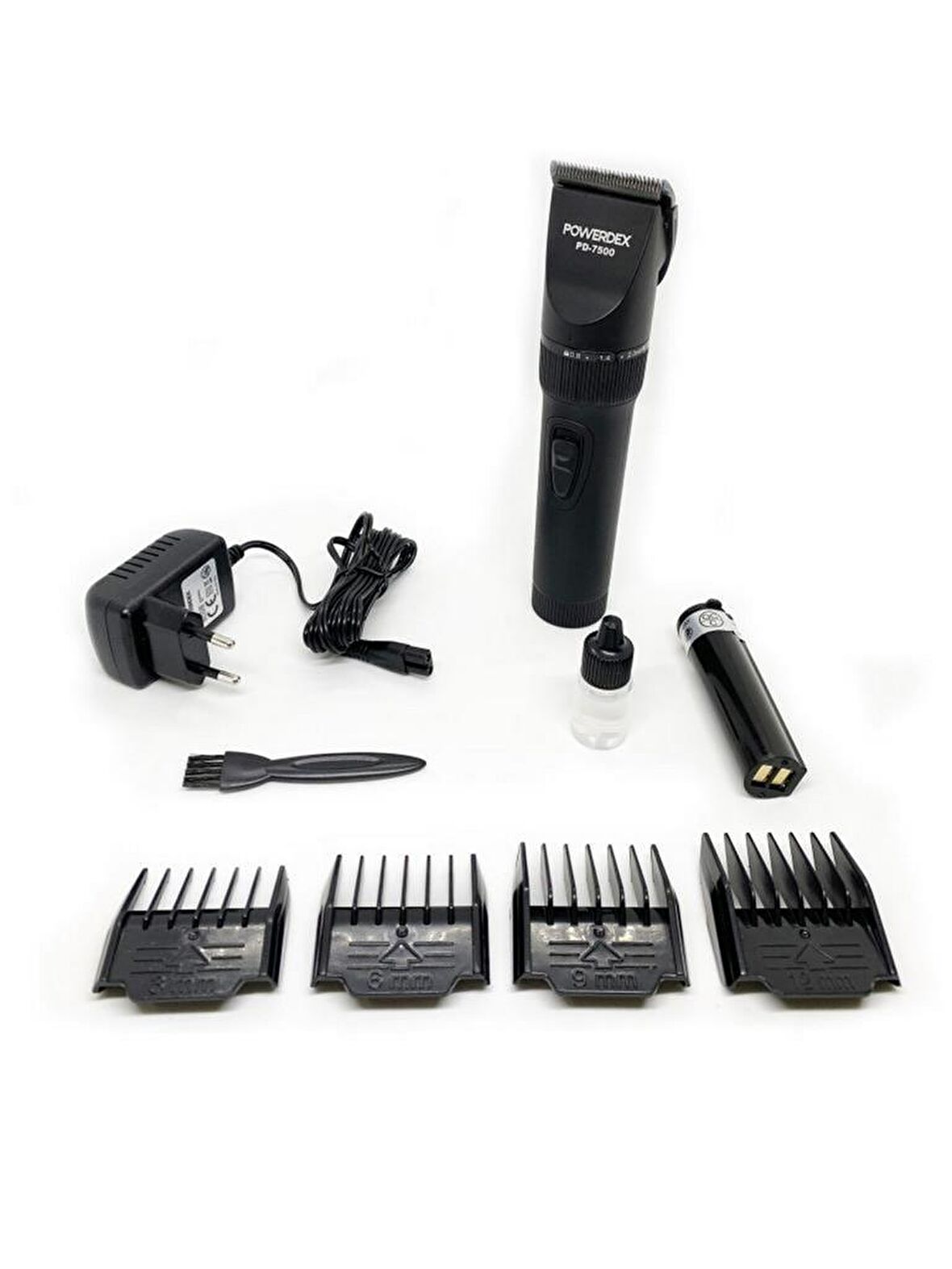 Powerdex PD-7500 4 Başlıklı Profesyonel Şarjlı Kuru Saç-Sakal Çok Amaçlı Tıraş Makinesi 