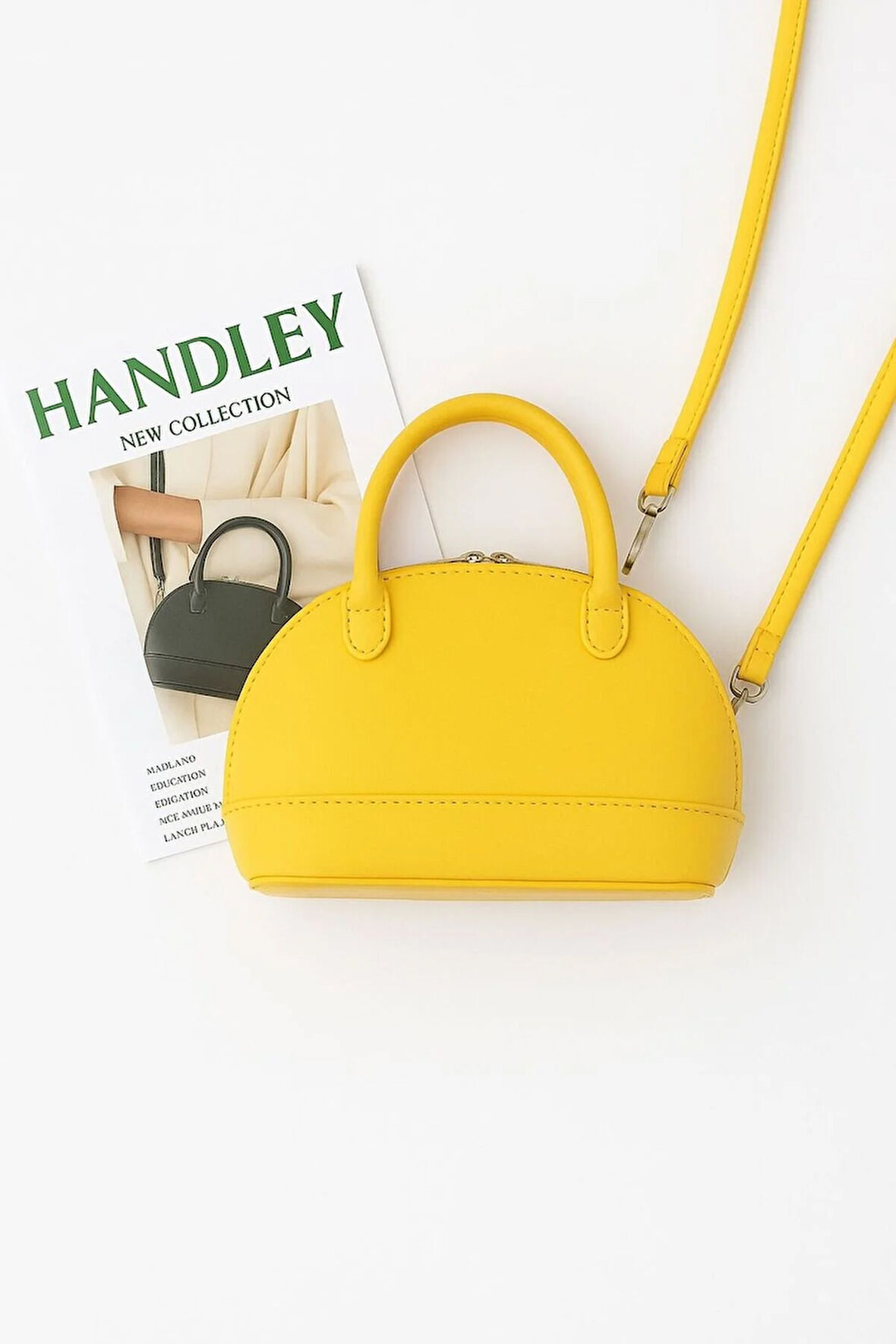 Lüks D Model El ve Omuz Çantası