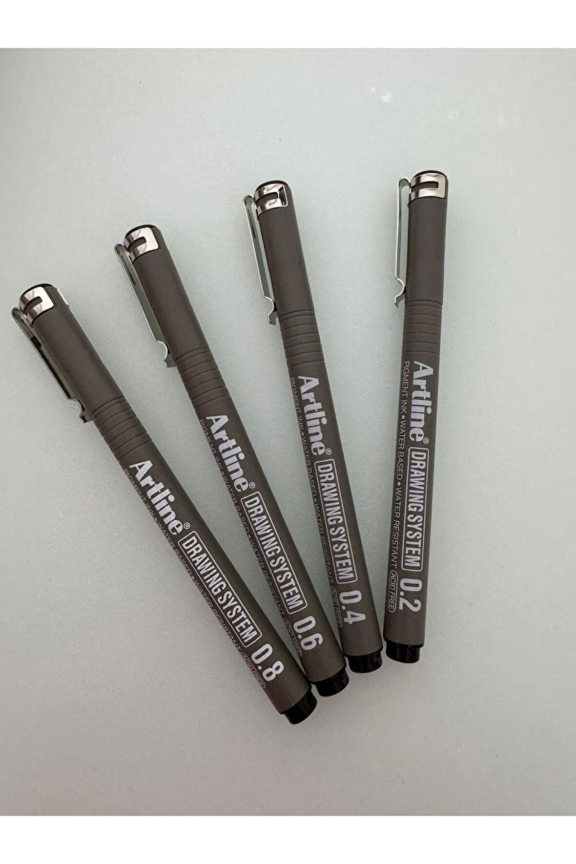 Çizim Kalemi 0.2 - 0.4 - 0.6 - 0.8 MM Siyah (4 adet)