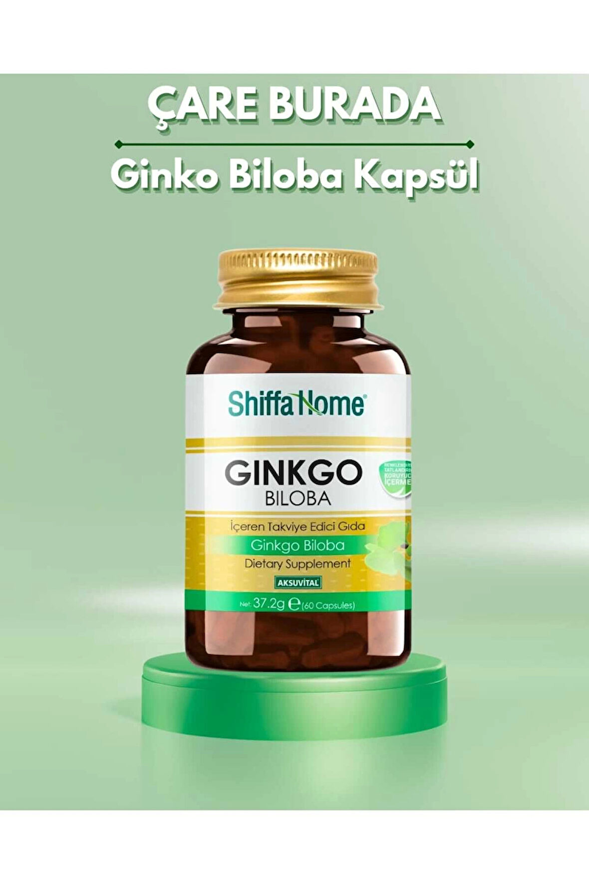 Ginkgo Biloba Kapsül (60 Kapsül)
