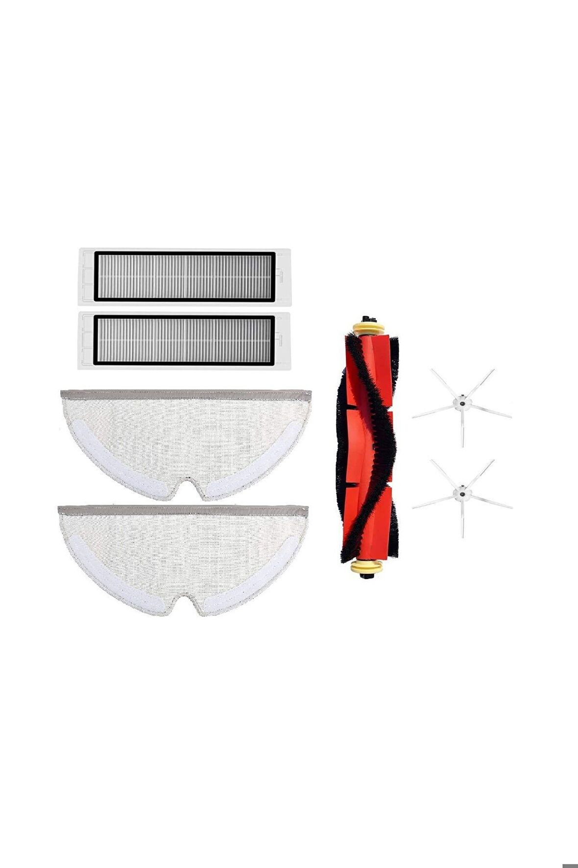 ROBOROCK S6 PURE UYUMLU 1adet ANA FIRÇA 2adet YAN FIRÇA 2adet FİLTRE 2adet MOP
