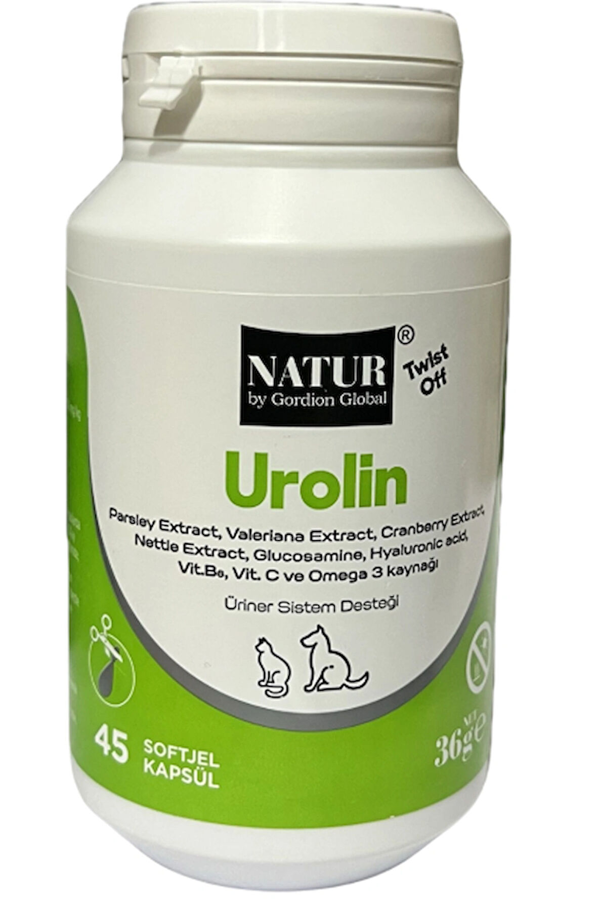 Natur Urolin Kedi Köpek Idrar Sağlığı Destek 45 Tablet