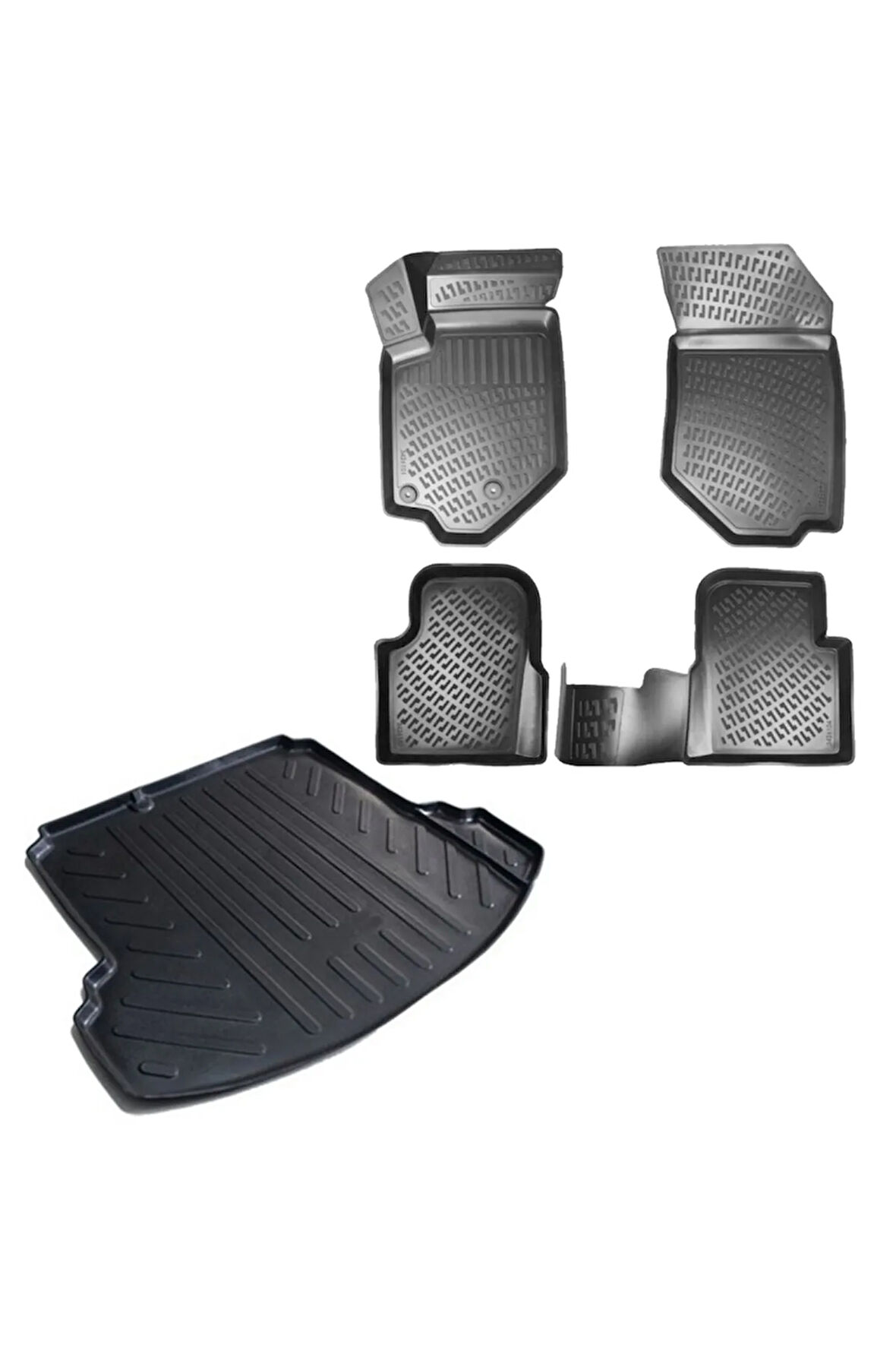 Hyundai Getz 2010 Araca Özel Üretim 3D Havuzlu Paspas ve Bagaj Havuzu