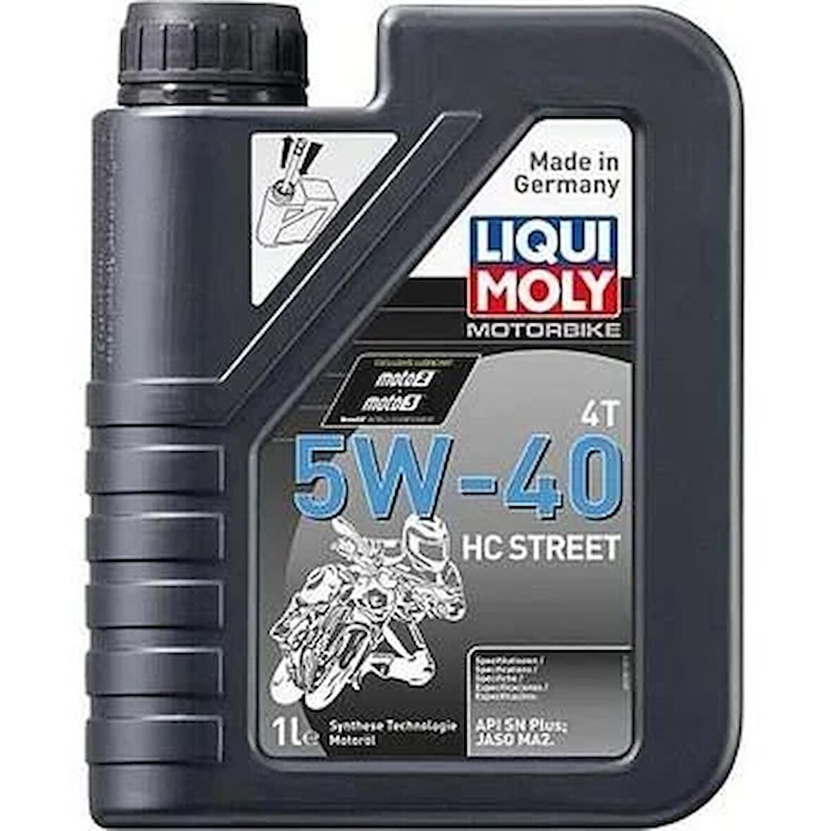 Yeni Liqui Moly Motorbike 4t 5w40 Hc Street 1litre 