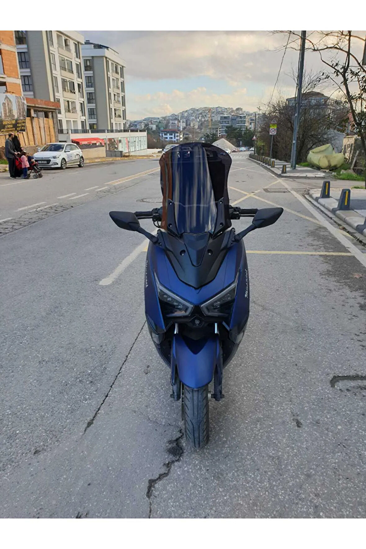Musatti Glamaro Max 125 Siperlik Ön Cam 2023 2024 Model 50cm Siyah Renkli 4mm UZUN CAM