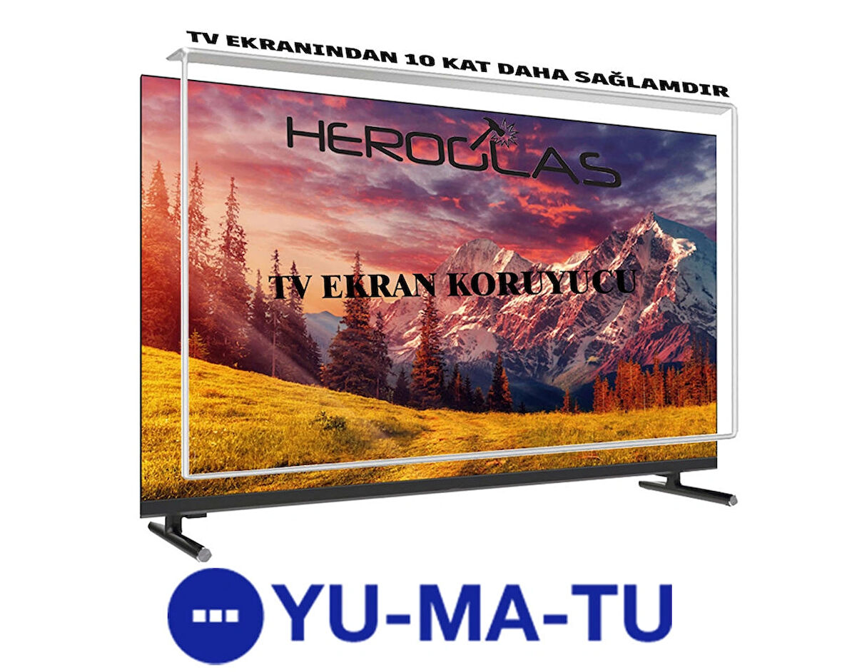 HEROGLAS YUMATU  65 İNÇ TV EKRAN KORUYUCU