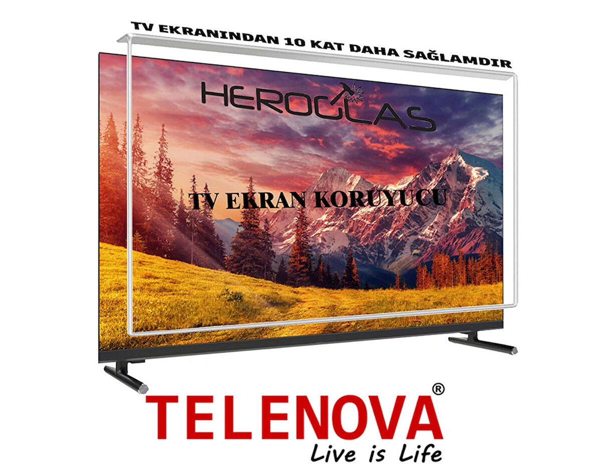 HEROGLAS TELENOVA 65S8001 65İNÇ TV EKRAN KORUYUCU