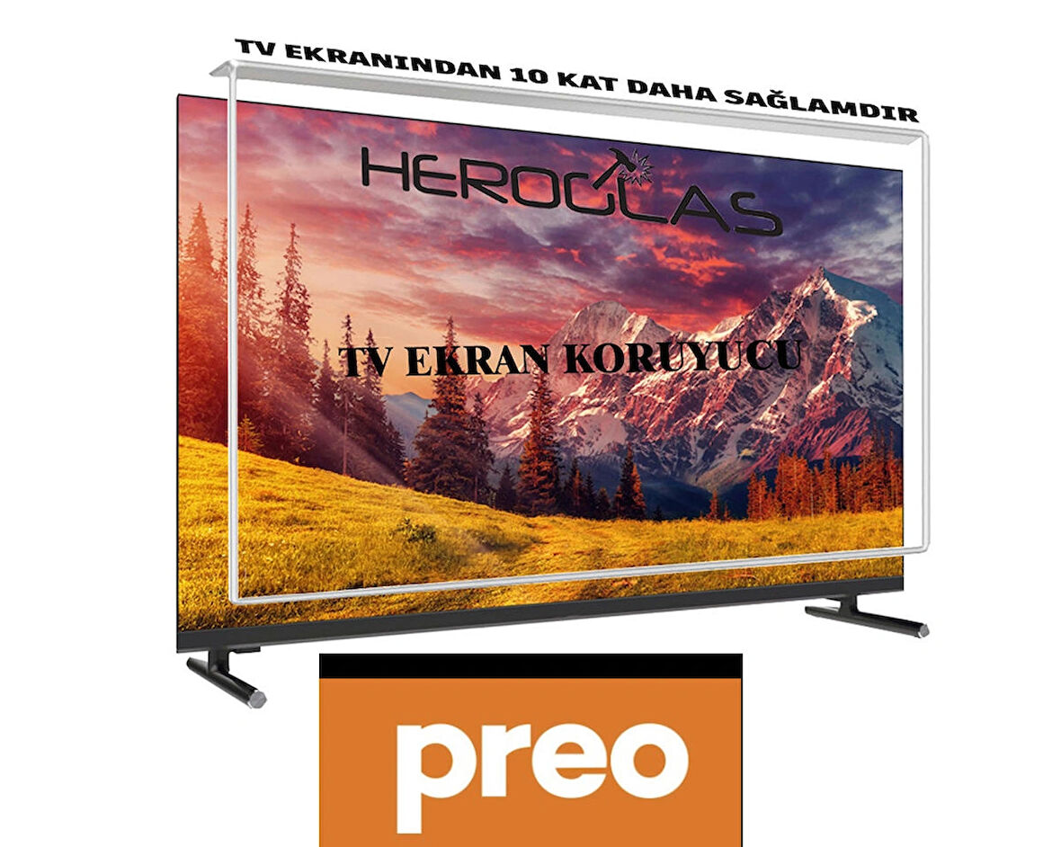 HEROGLAS PREO         65İNÇ TV EKRAN KORUYUCU